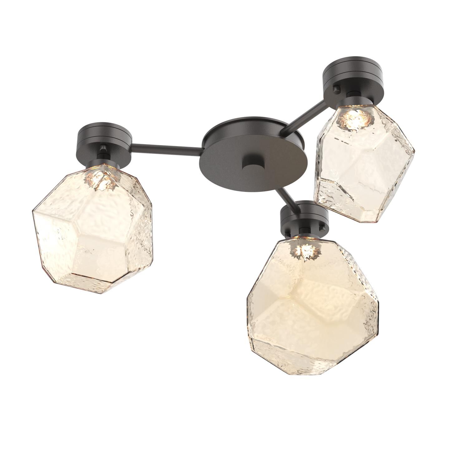 Levi Wilson Gem 24 Inch Semi Flush Mount by Hammerton Studio