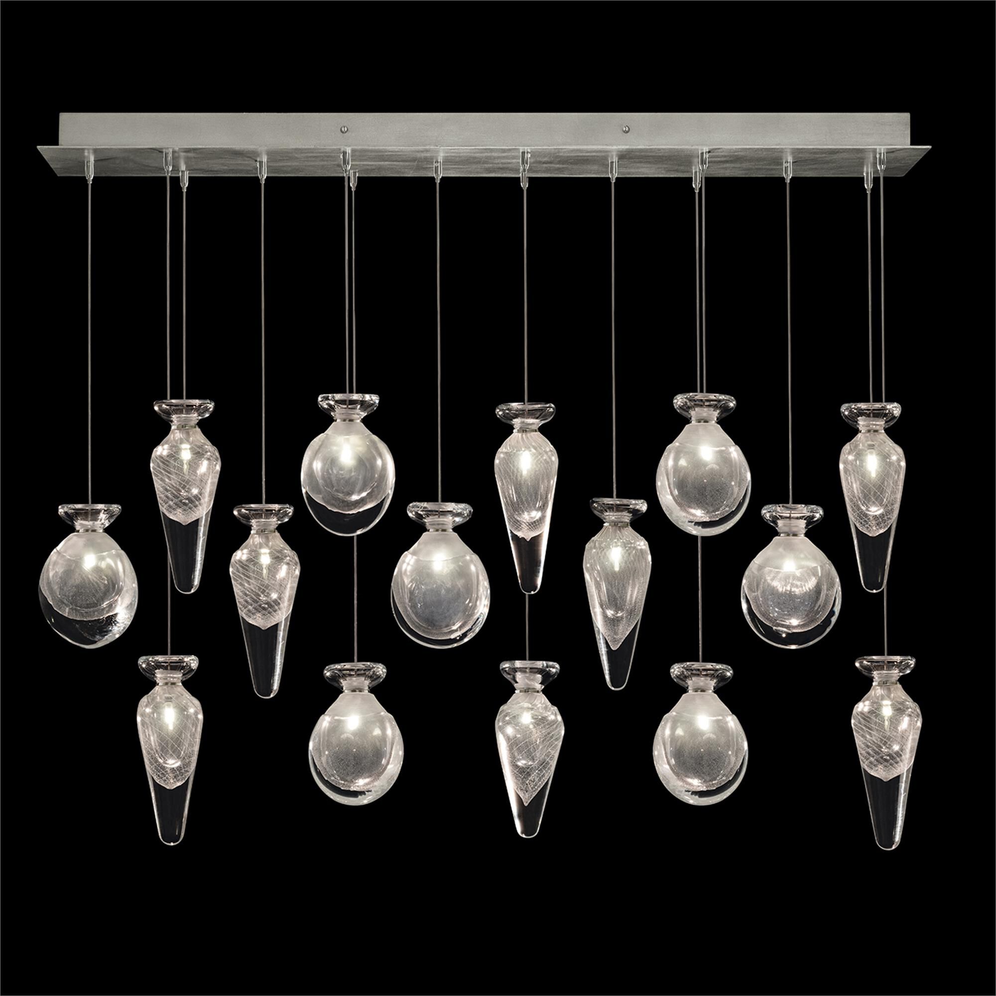 Shown in Silver finish and Clear Mix glass