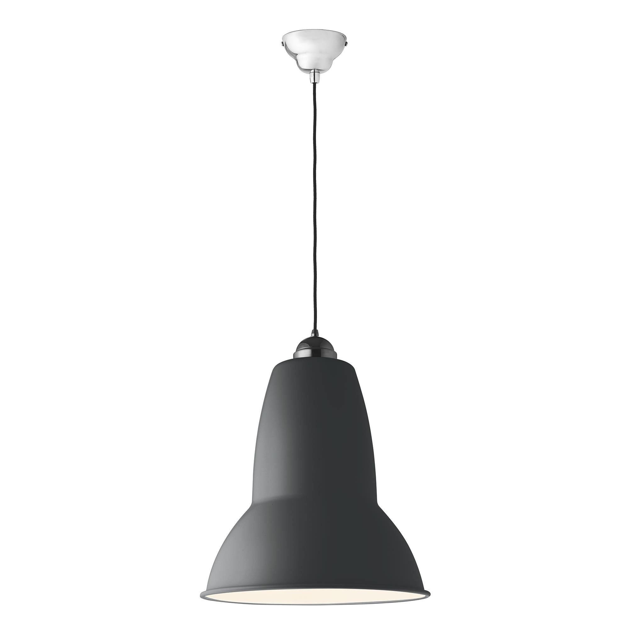 Shown in Slate Grey finish and Aluminum shade