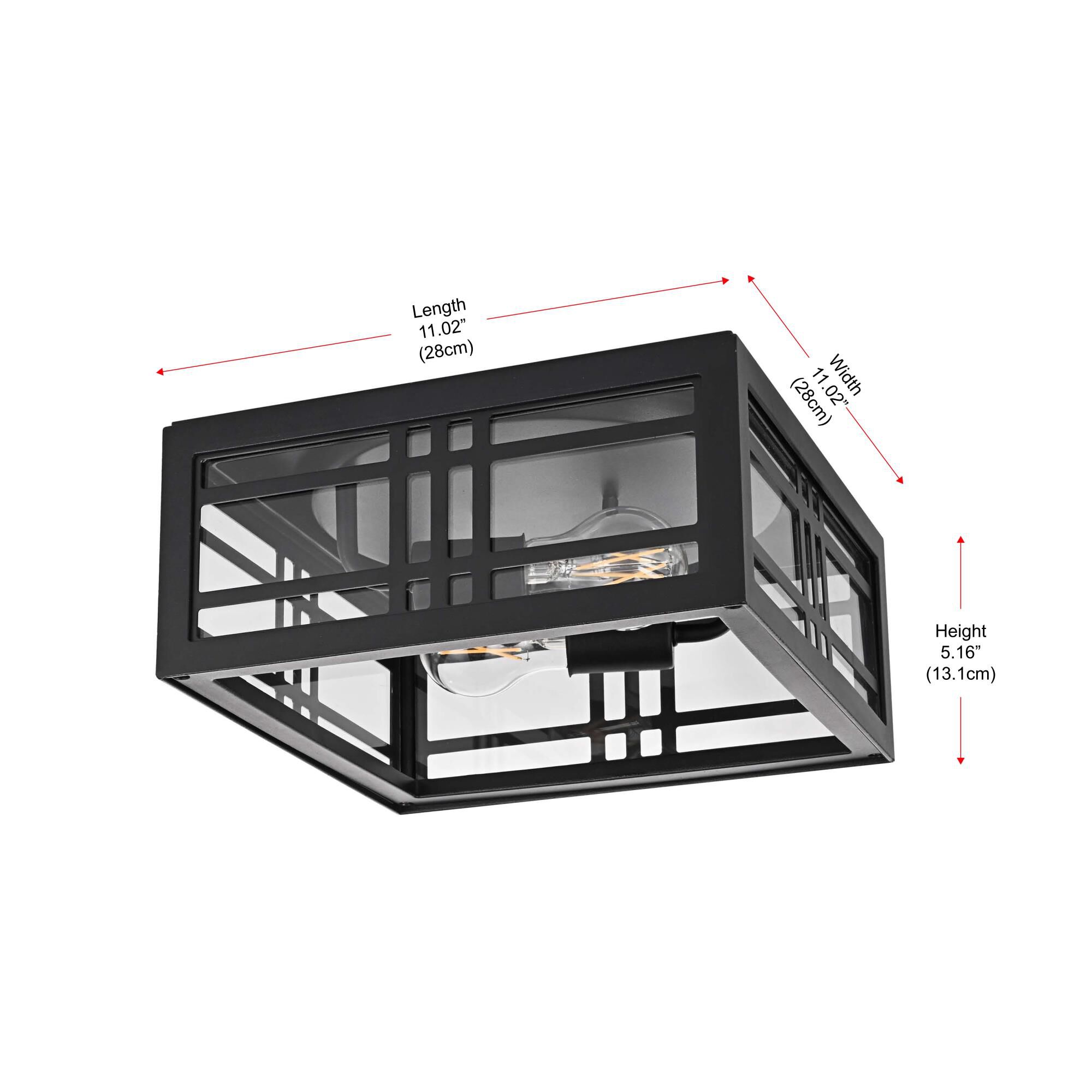 Shown in Black finish and Clear glass