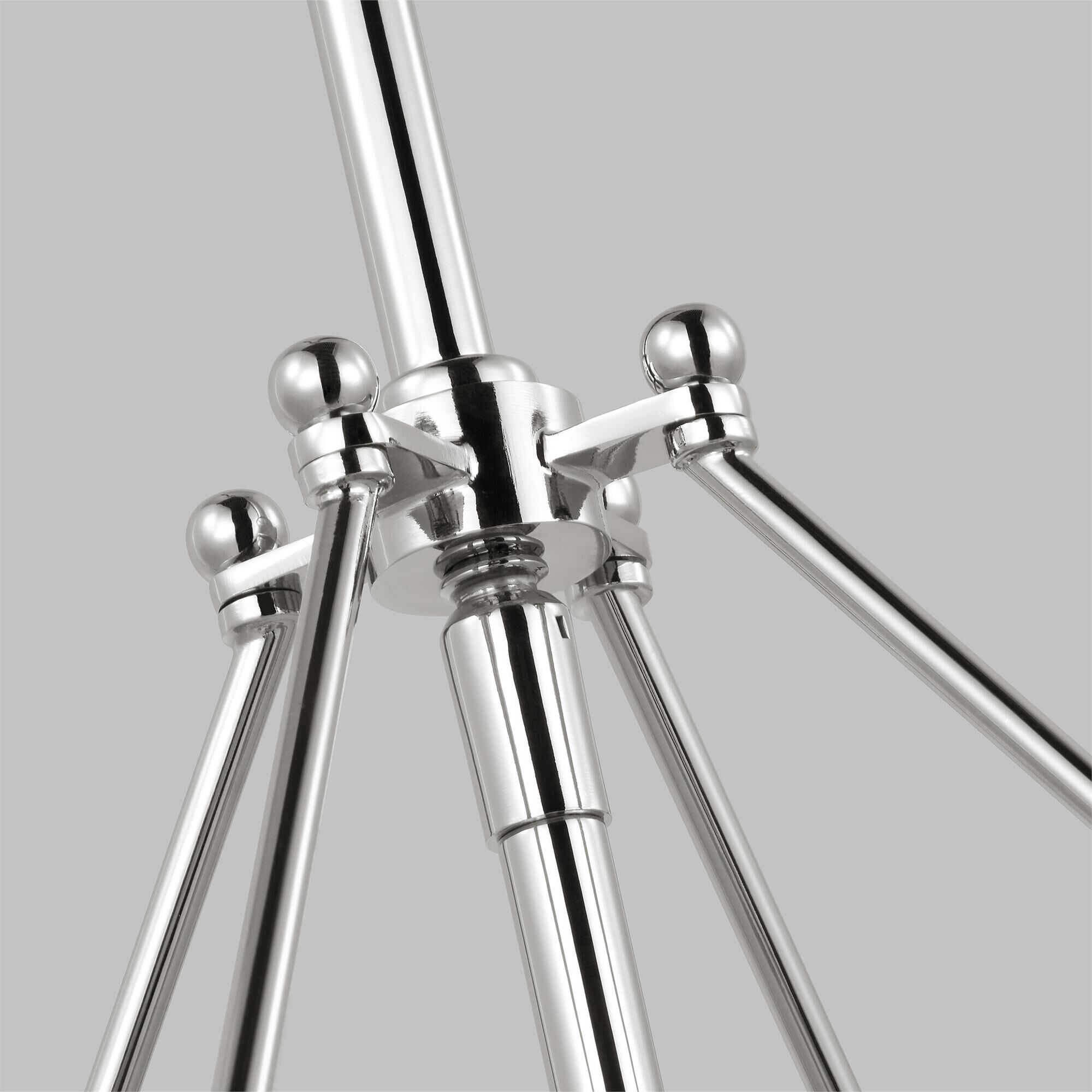 Shown in Polished Nickel finish and Clear Textured glass