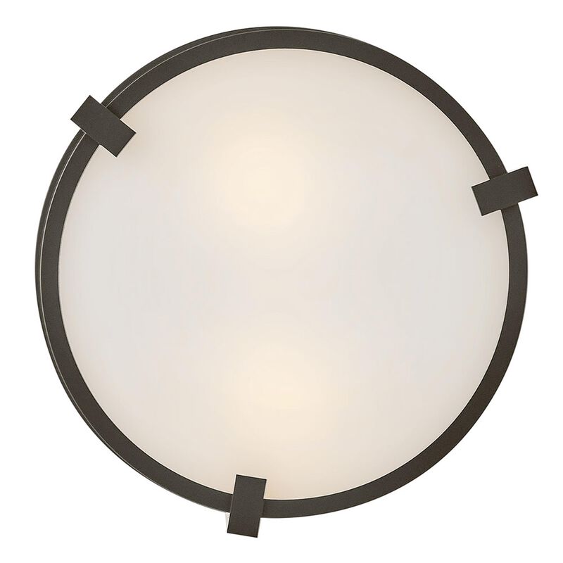 Lowell 13 Inch 2 Light Outdoor Flush Mount by Hinkley