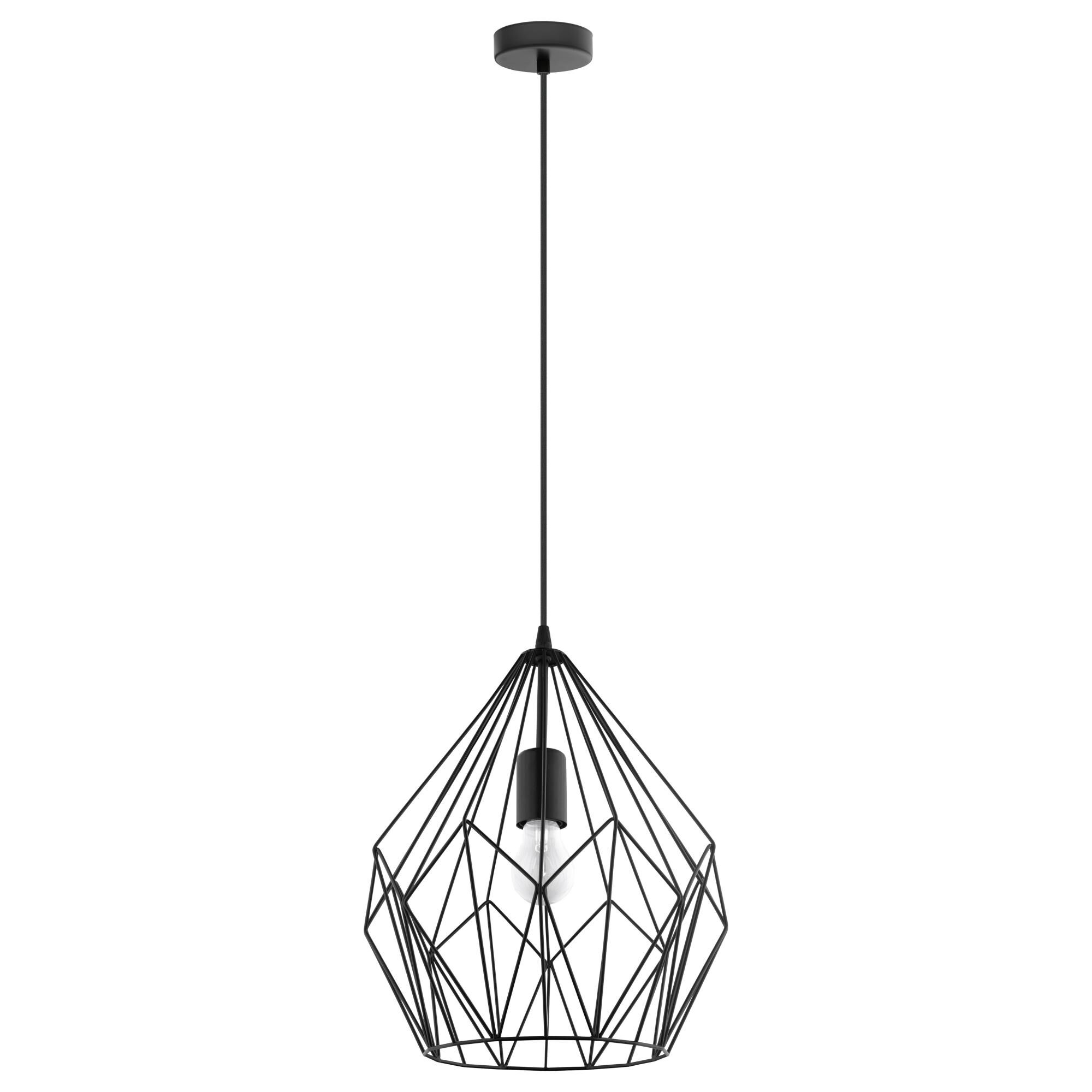 Shown in Black finish and Geometric shade