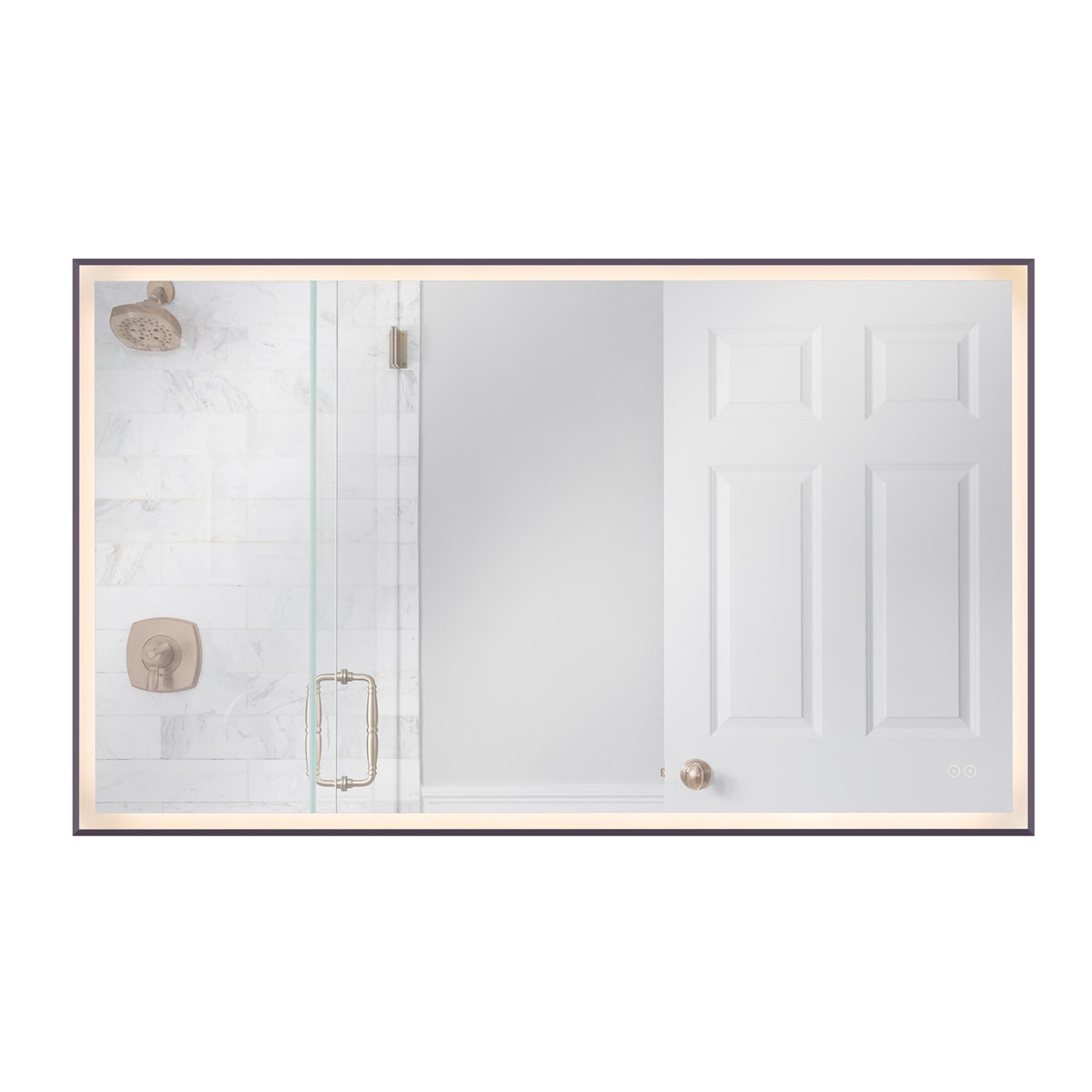Framed,LED 60 Inch LED Lighted Mirror,