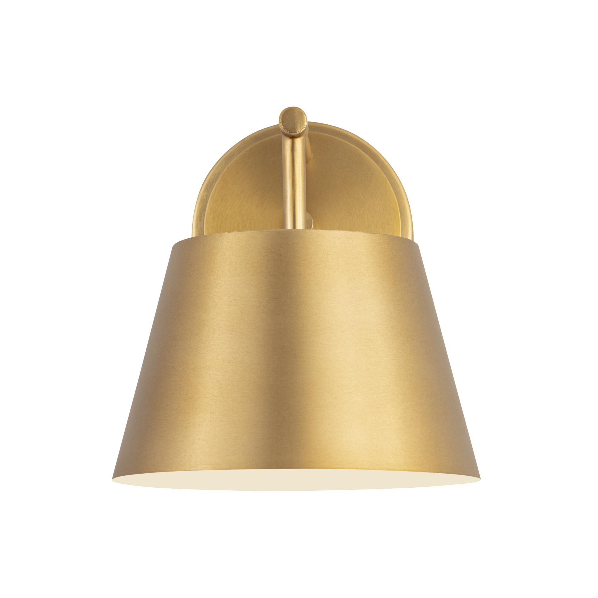 Shown in Modern Gold finish and Modern Gold shade