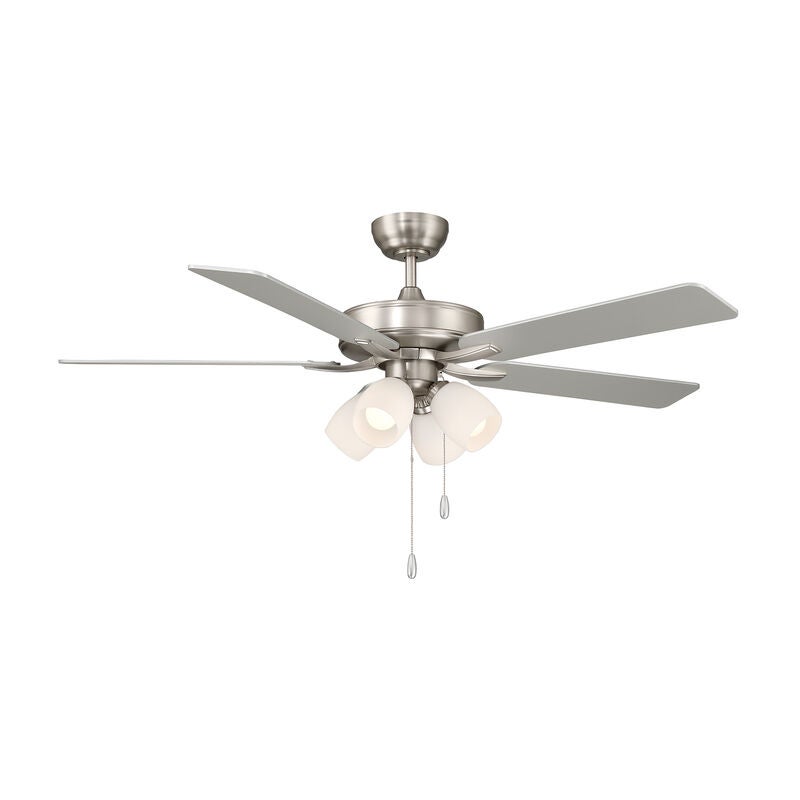 52 Inch Ceiling Fan with Light Kit by Meridian Lighting