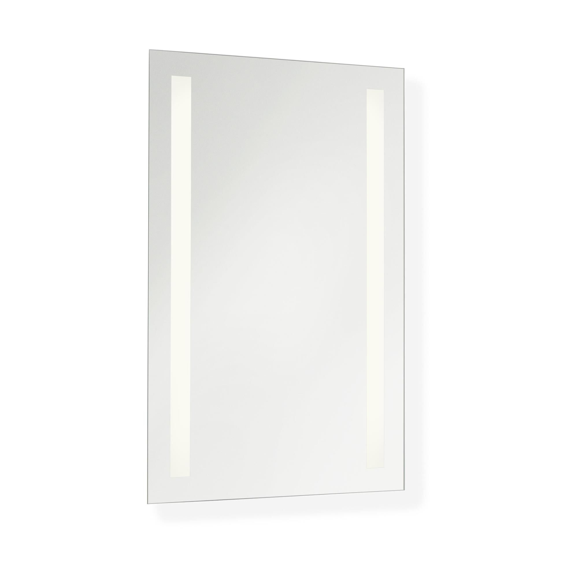 Shown in Might Bright White finish and Mirror Glass shade