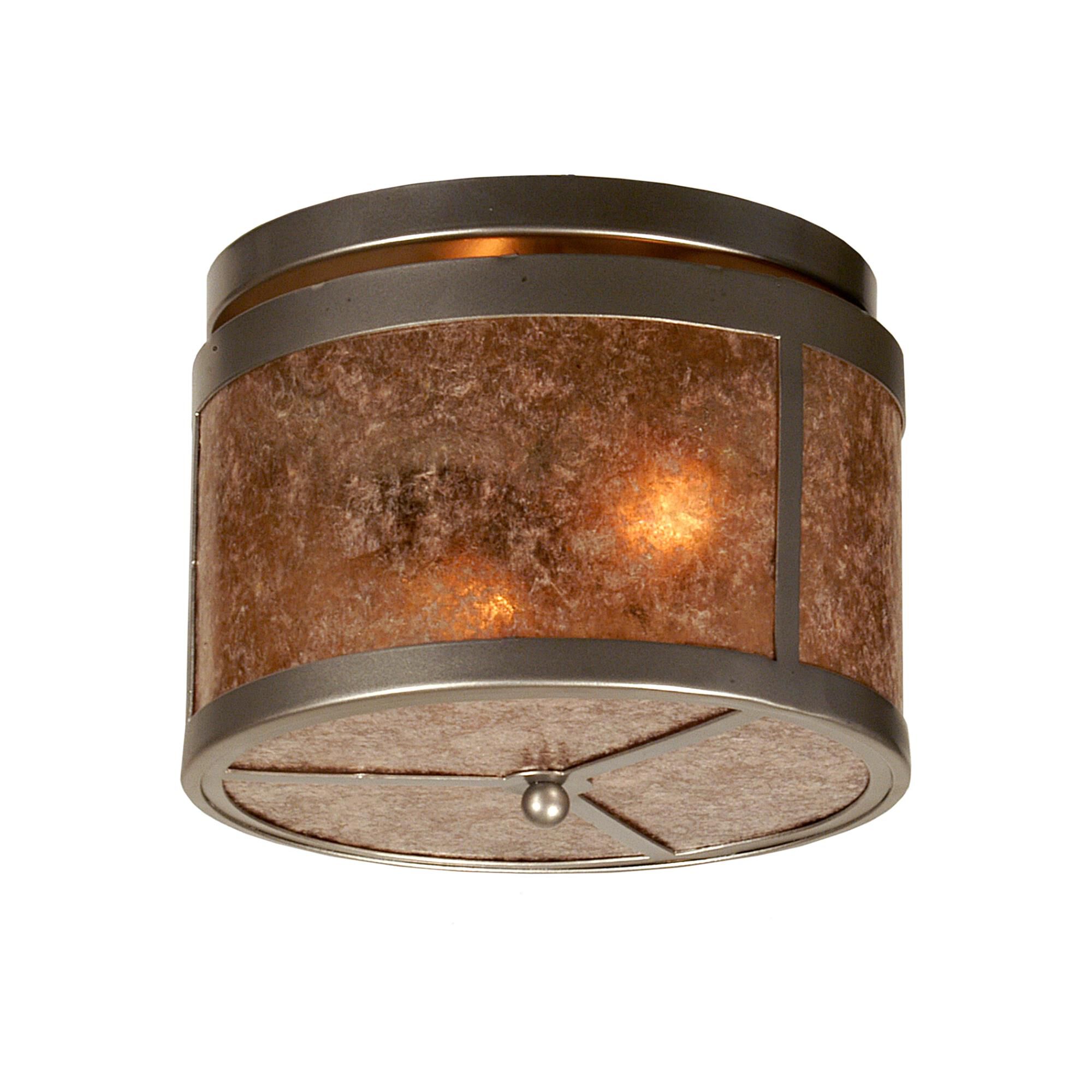 Simple Mission 11 Inch 2 Light Flush Mount by Meyda Lighting