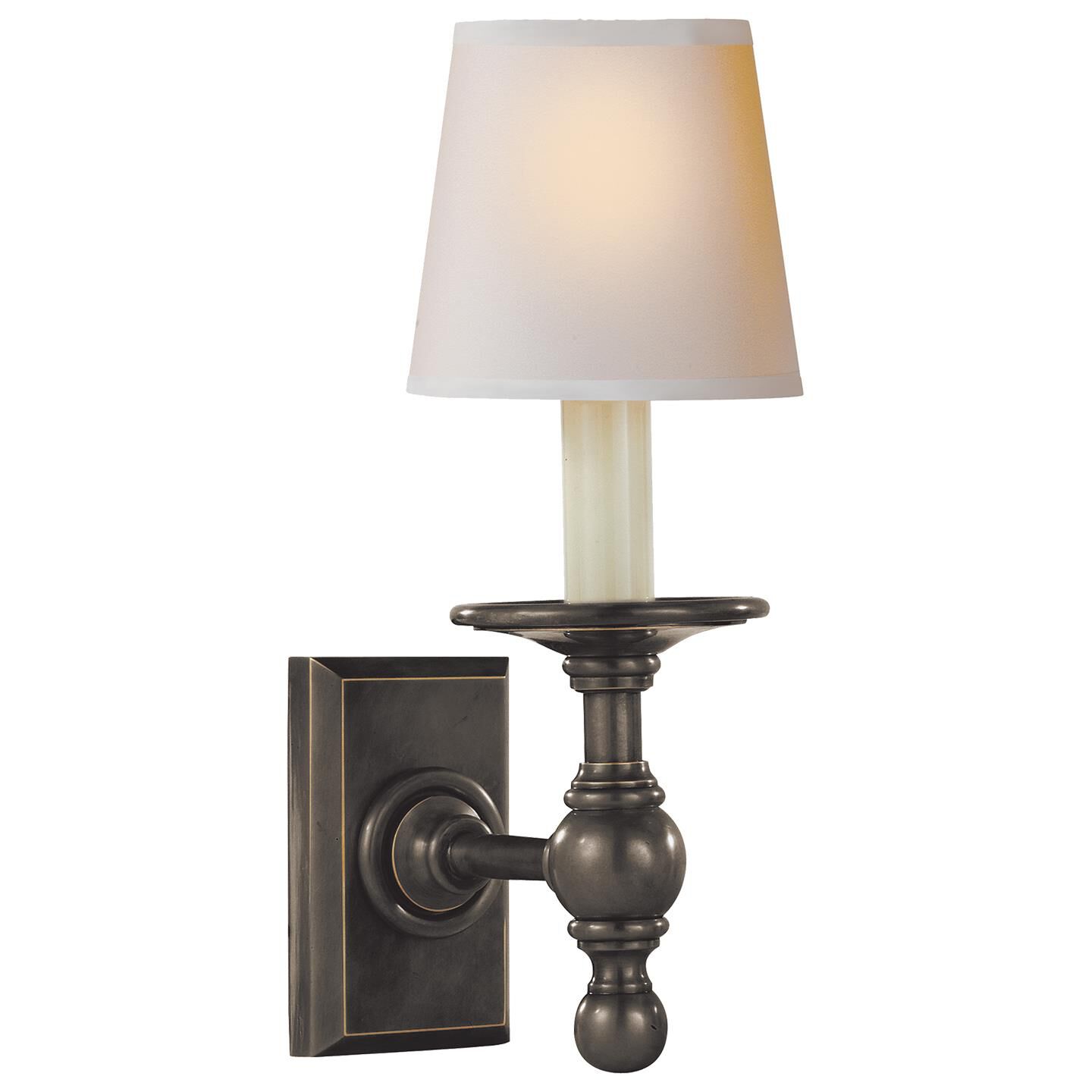 Visual Comfort Signature Collection Chapman & Myers Classic 8 Inch Wall Sconce