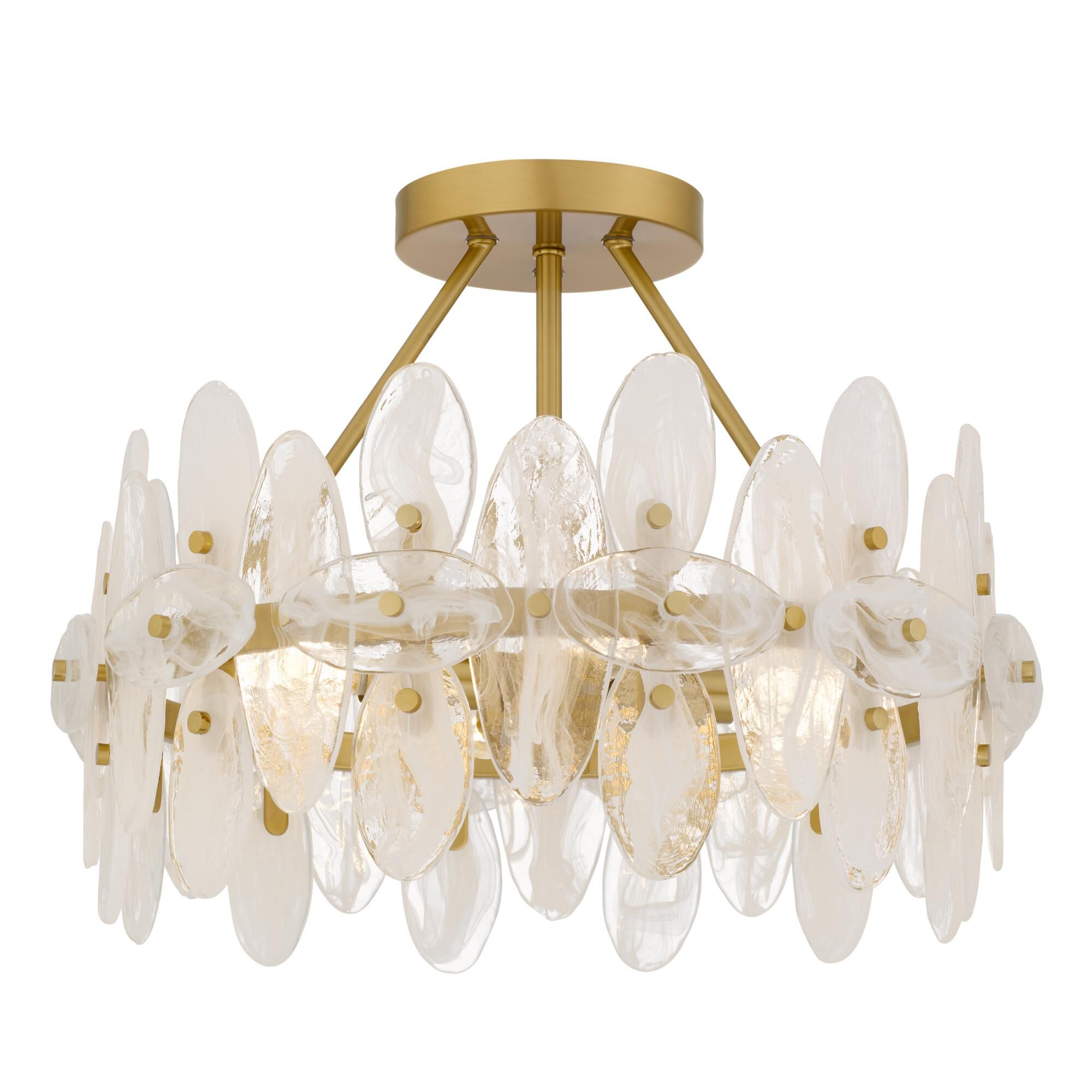 Abigail 18 Inch Semi Flush Mount by Quoizel