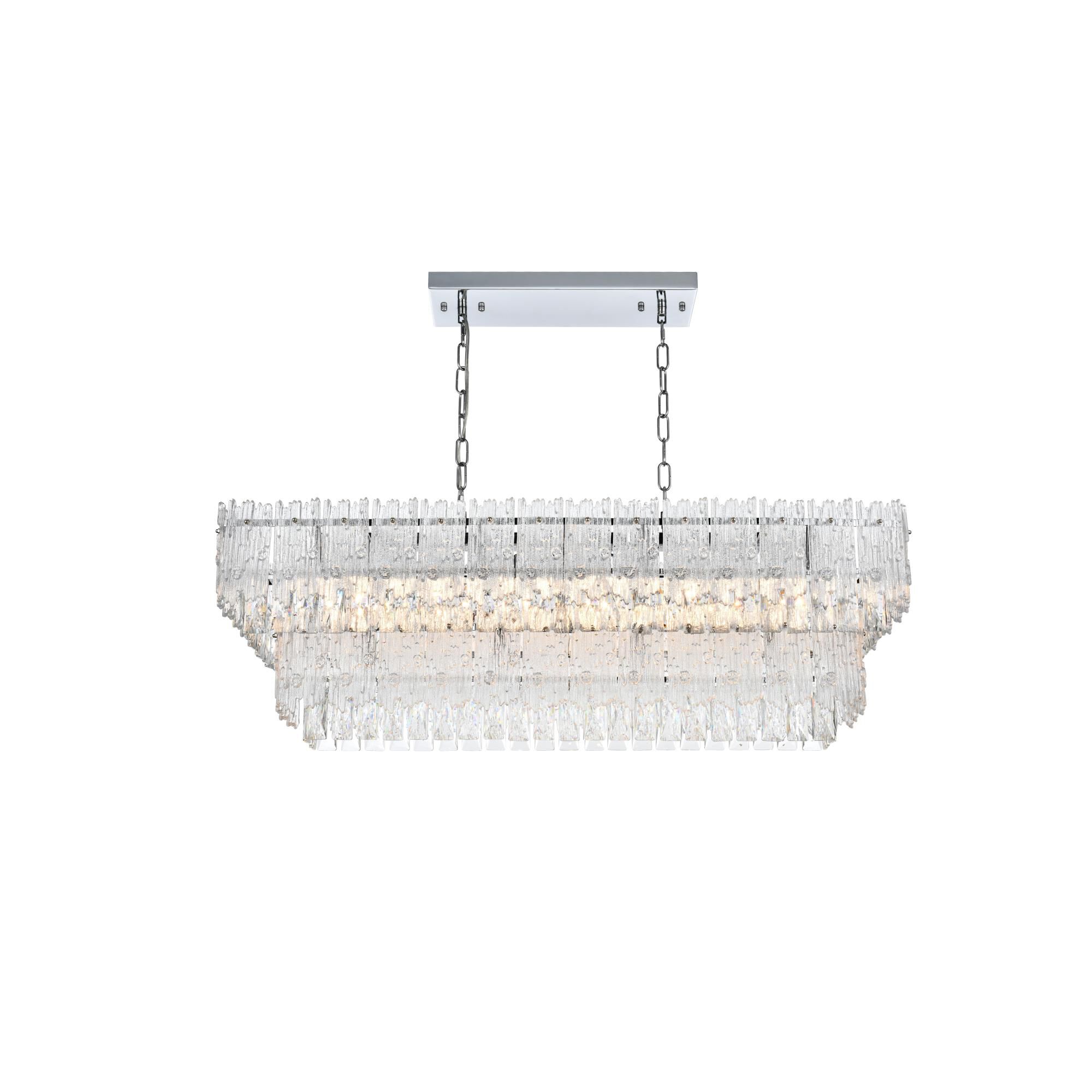 Emilia 37 Inch Linear Suspension Light by Elegant Lighting