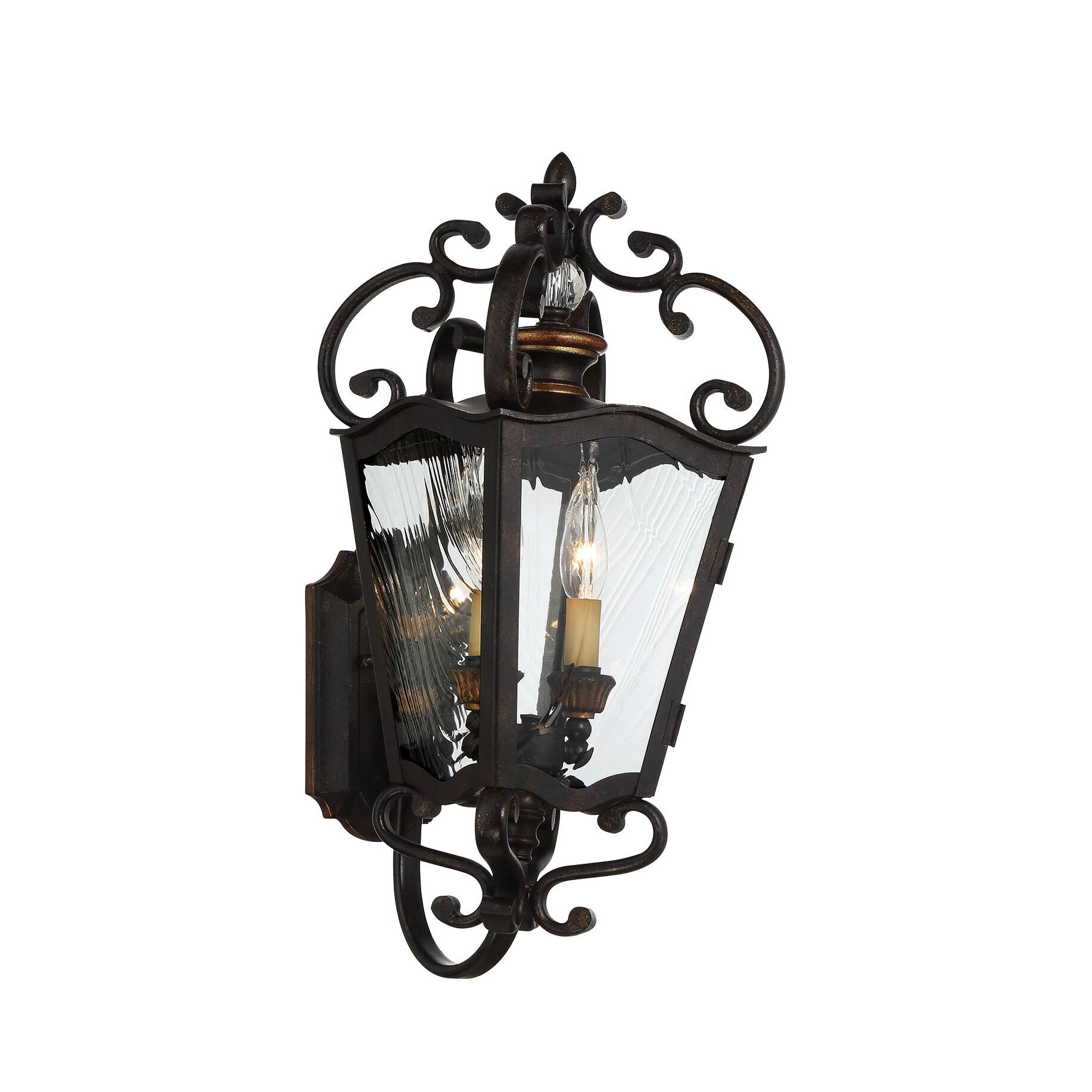 Brixton Ivy 20 Inch Tall 2 Light Outdoor Wall Light by Minka Lavery