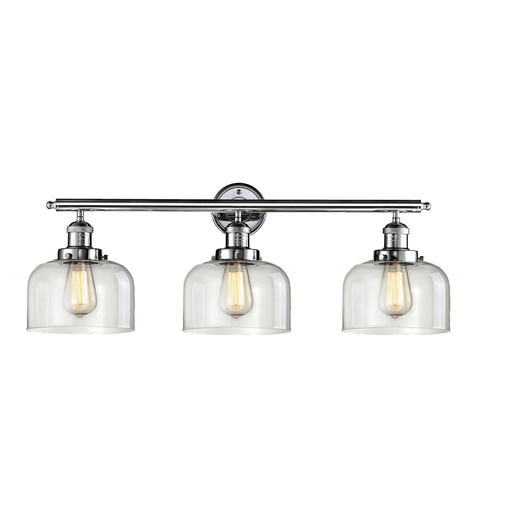 Bruno Marashlian Large Bell 32 Inch 3 Light Bath Vanity Light by Innovations Lighting