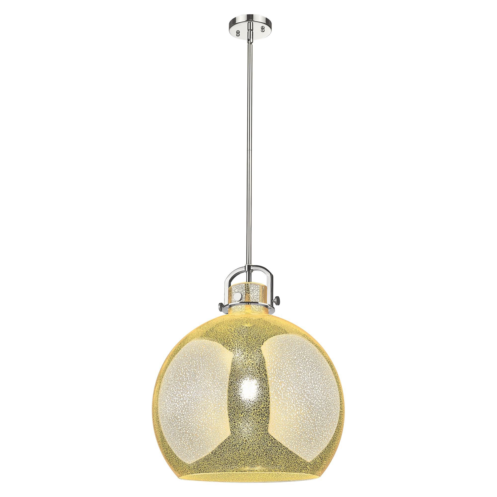 Shown in Polished Nickel finish and Mercury shade