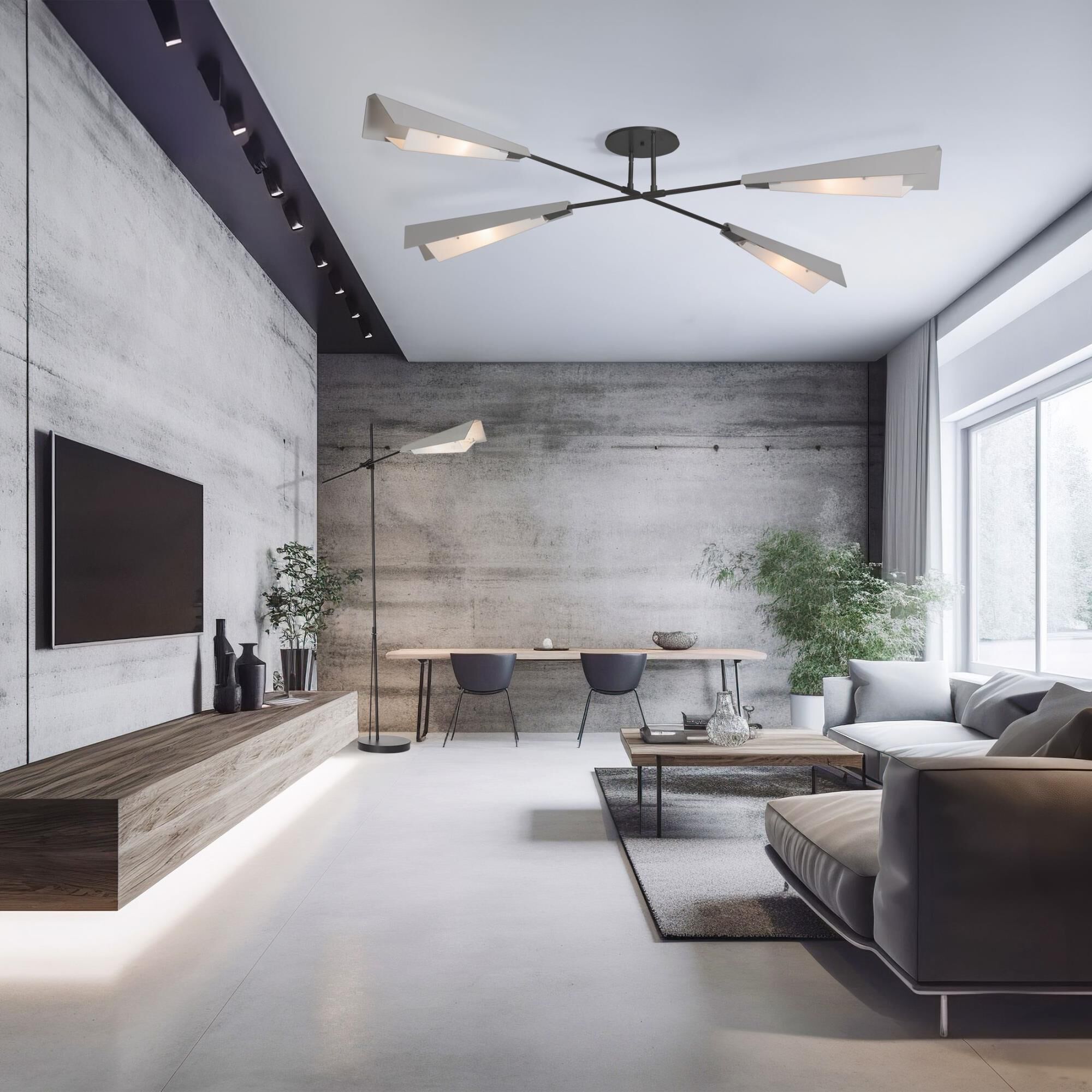 Vertex 92 Inch Chandelier by Hubbardton Forge