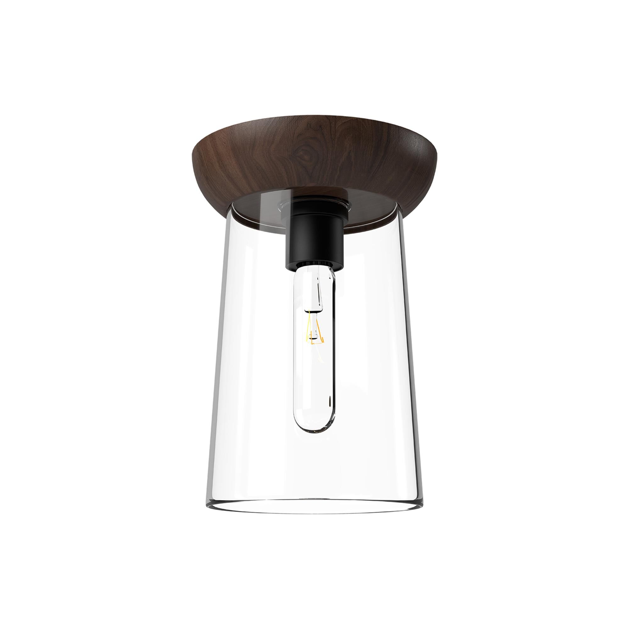 Shown in Matte Black And Walnut finish
