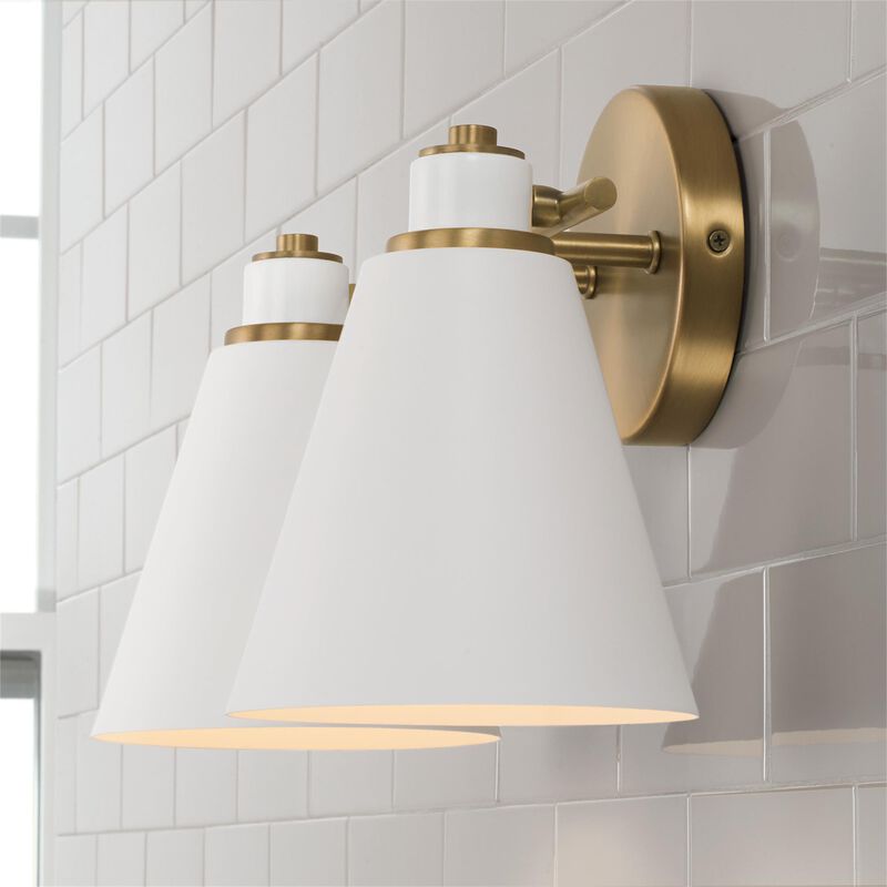 Bradley 15 Inch 2 Light Bath Vanity Light by Capital Lighting Fixture Company