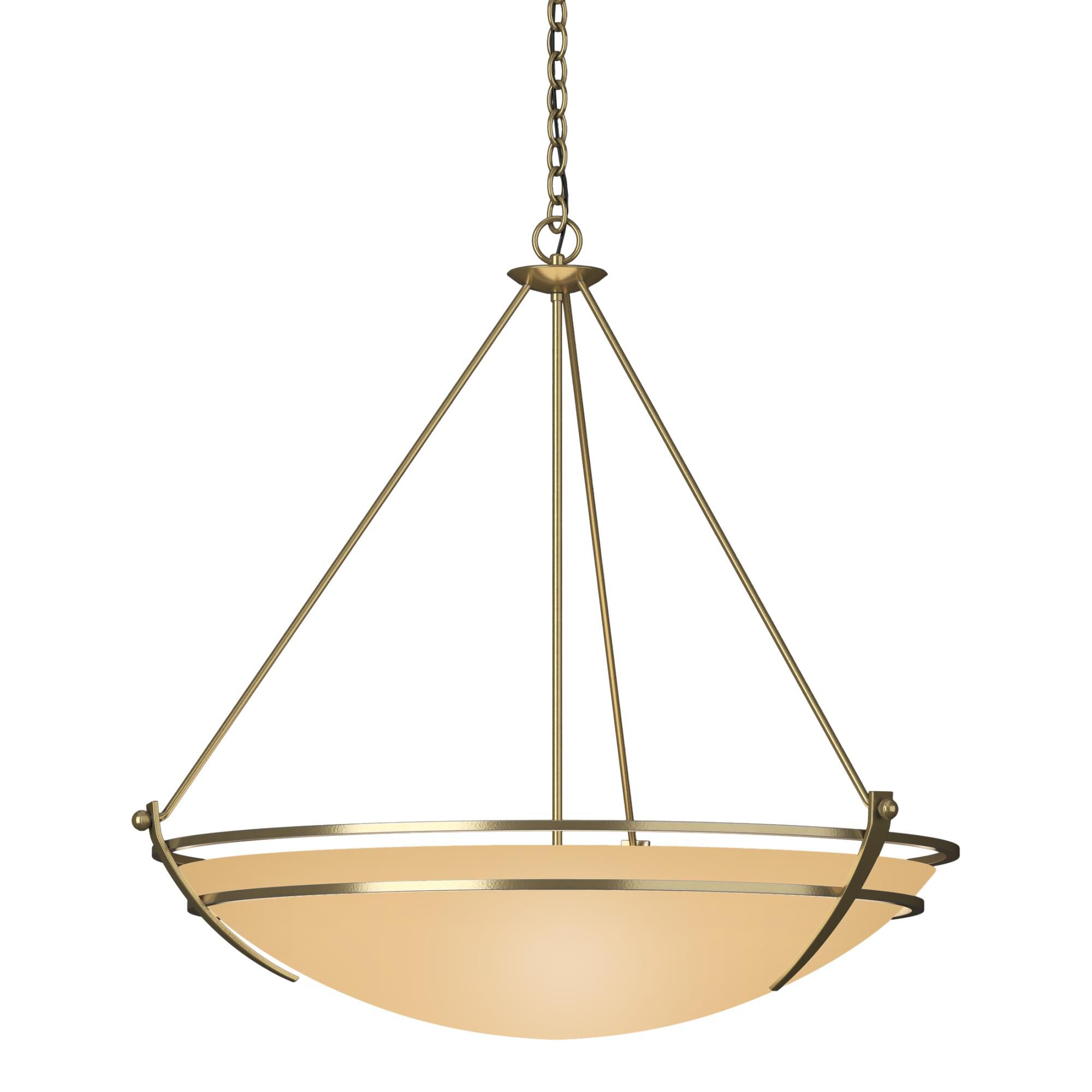 Shown in Modern Brass finish and Sand glass