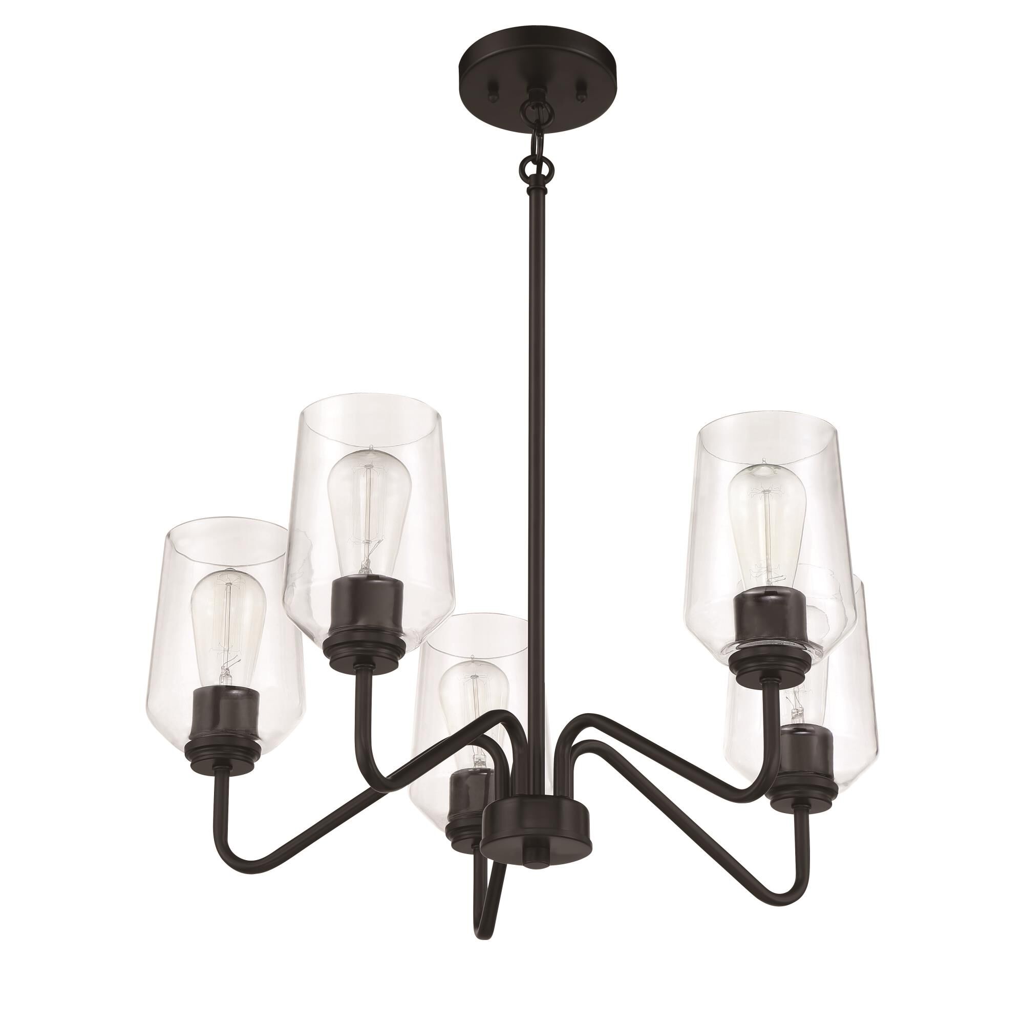 Shayna 23 Inch 5 Light Chandelier by Craftmade