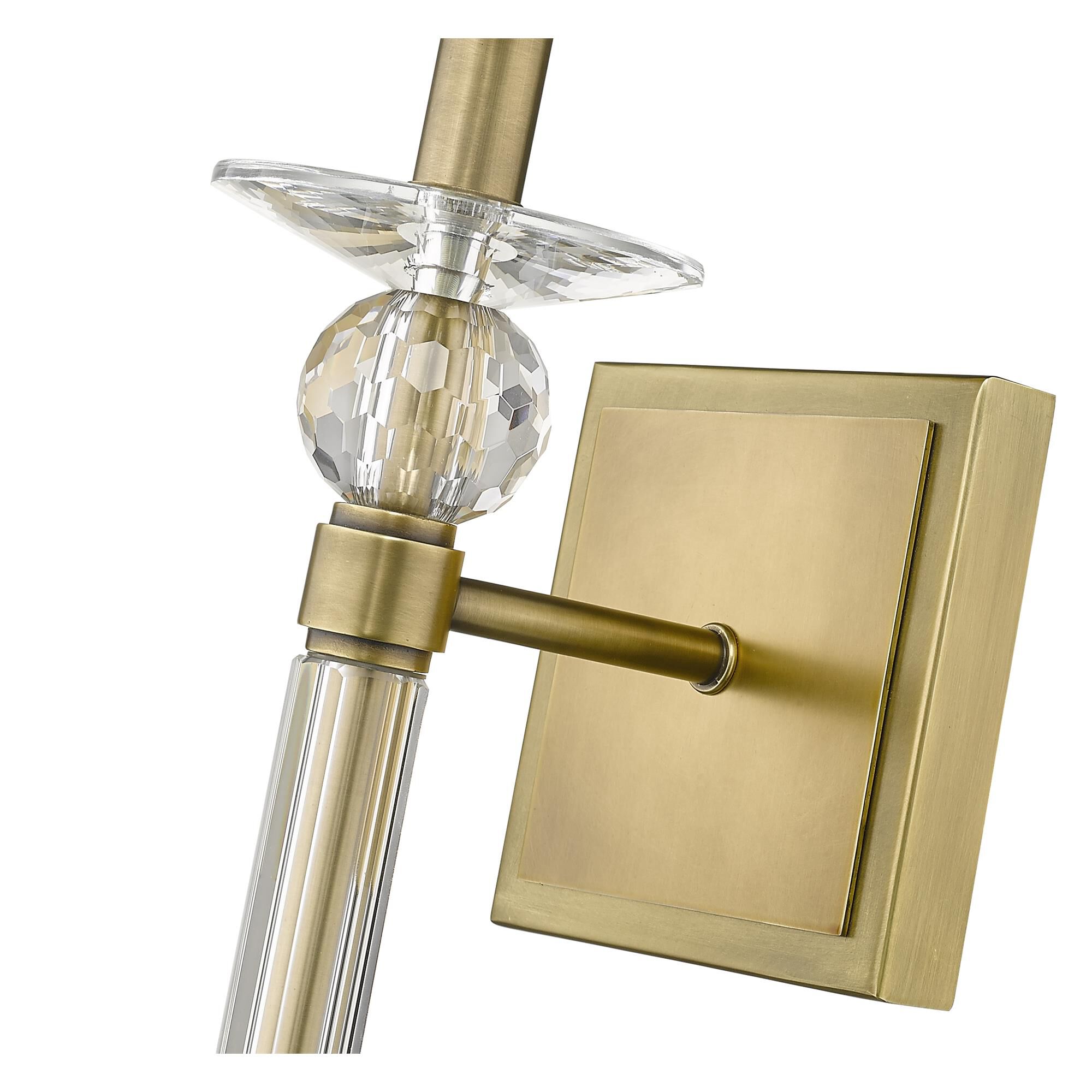 Shown in Rubbed Brass finish and Parchment Paper glass and Parchment Paper shade
