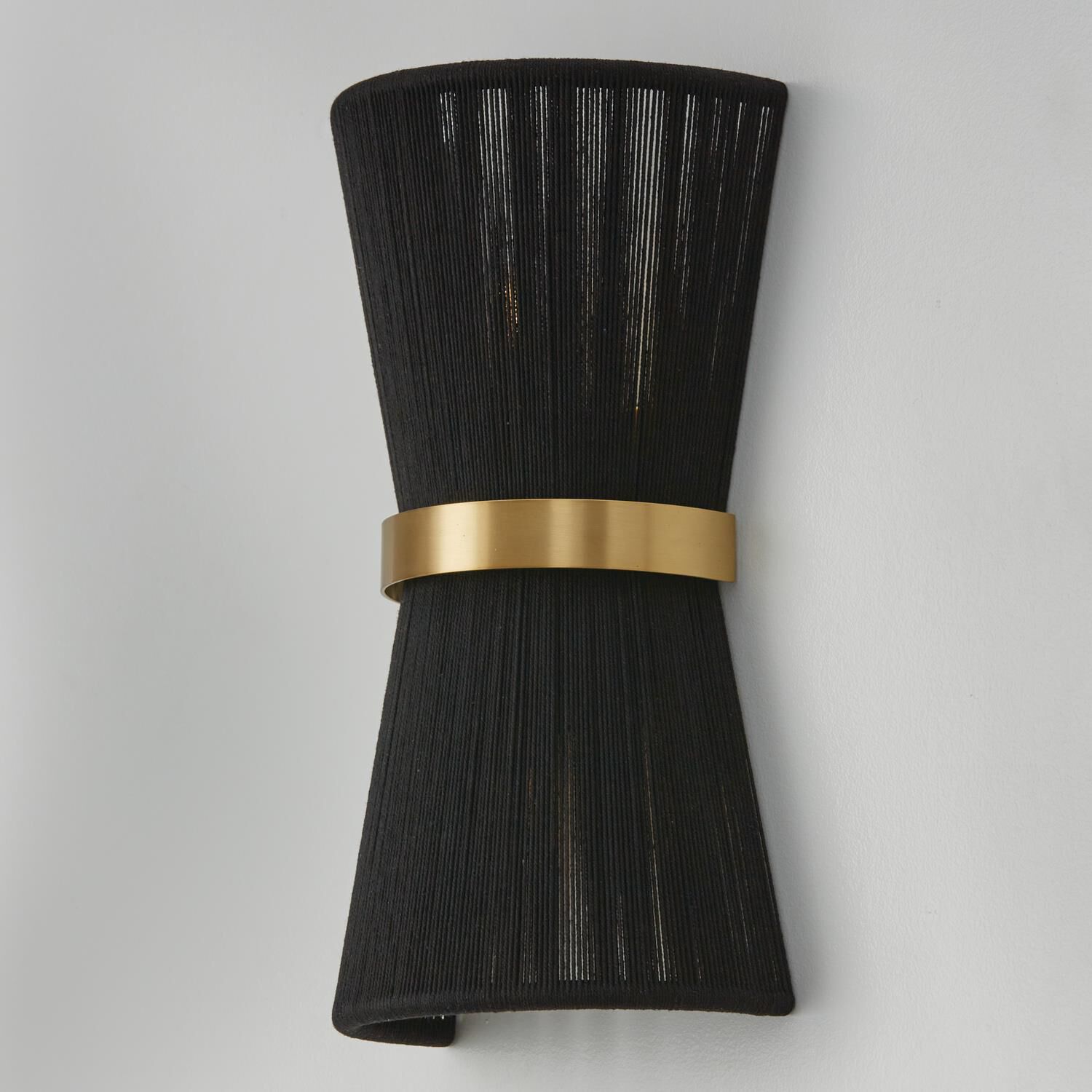 Shown in Black Rope And Patinaed Brass finish