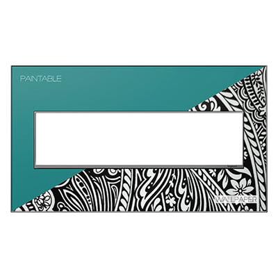 adorne Real Materials 4 Gang Wall Plate by Legrand