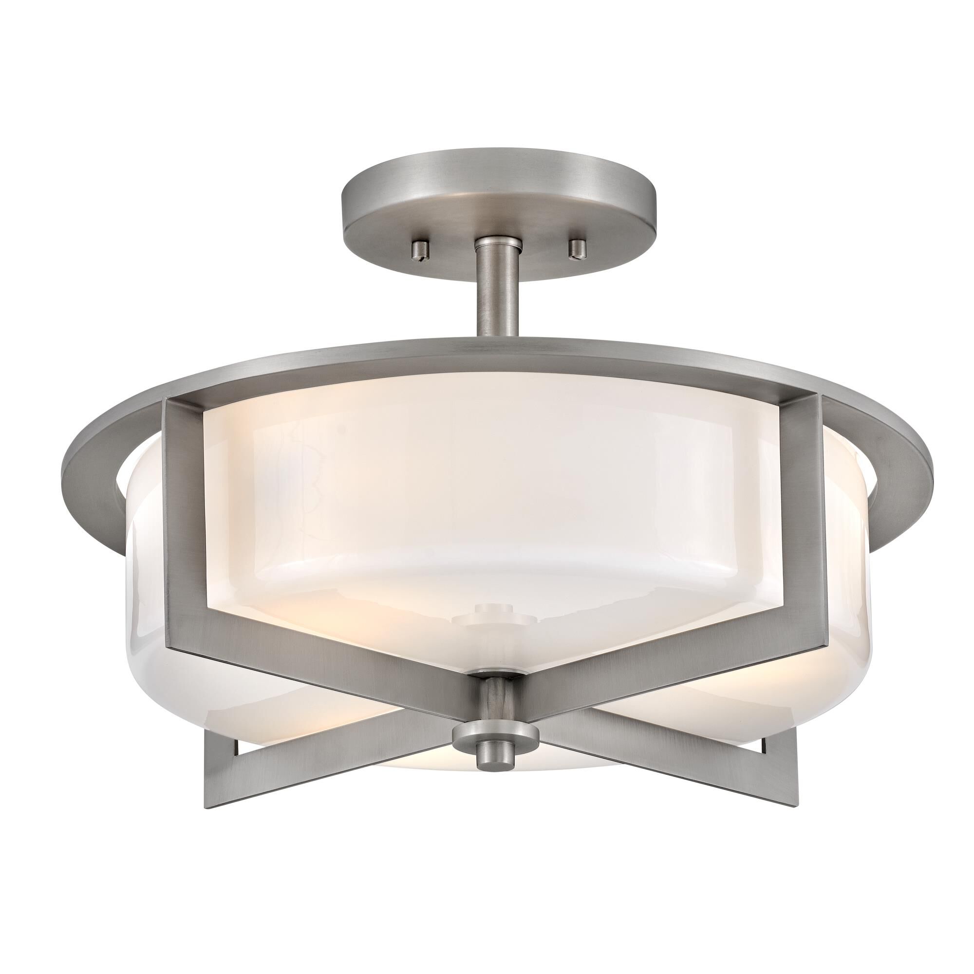 Baxley 15 Inch 3 Light LED Semi Flush Mount by Hinkley Lighting