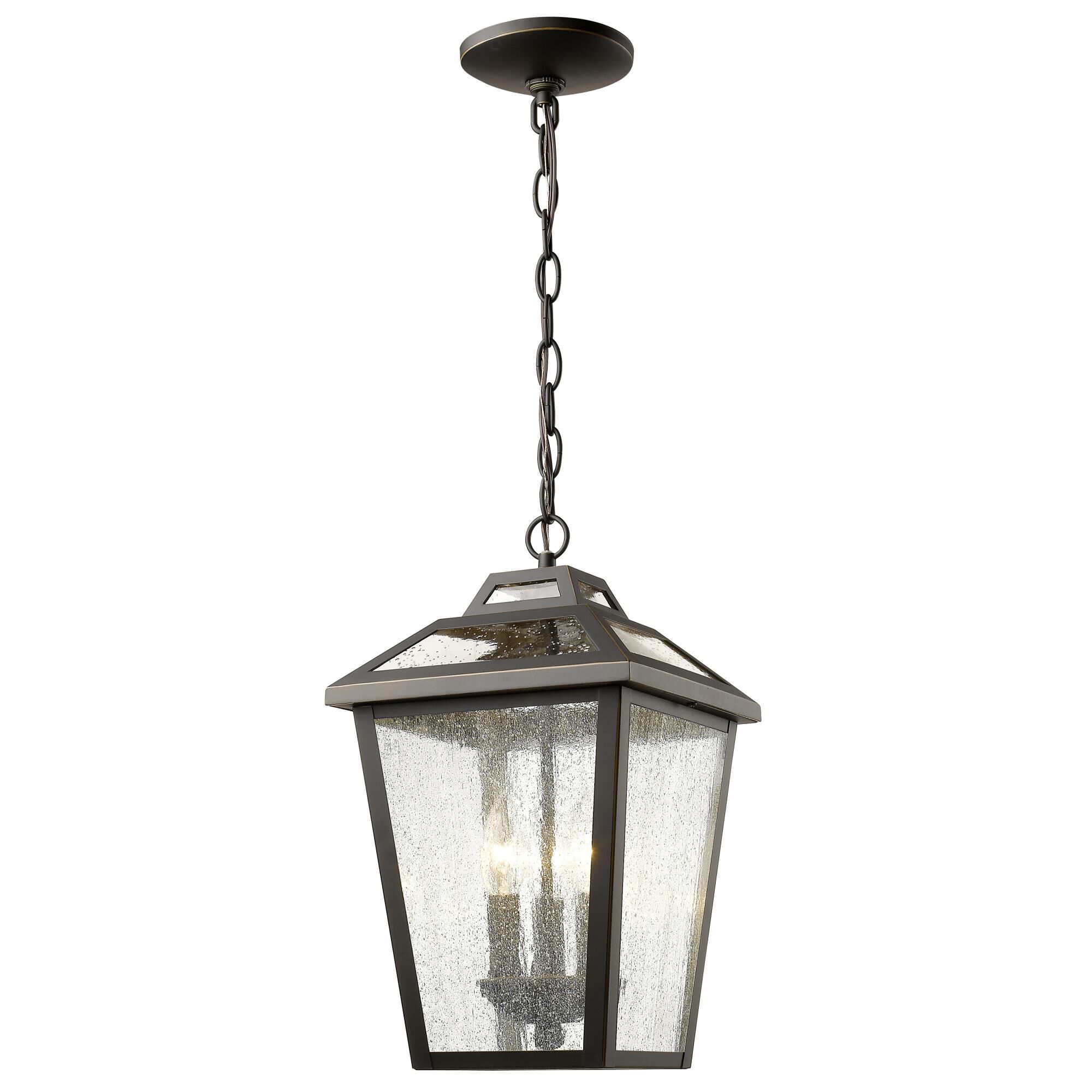 Bayland 15 Inch Tall 3 Light Outdoor Hanging Lantern by Z-Lite