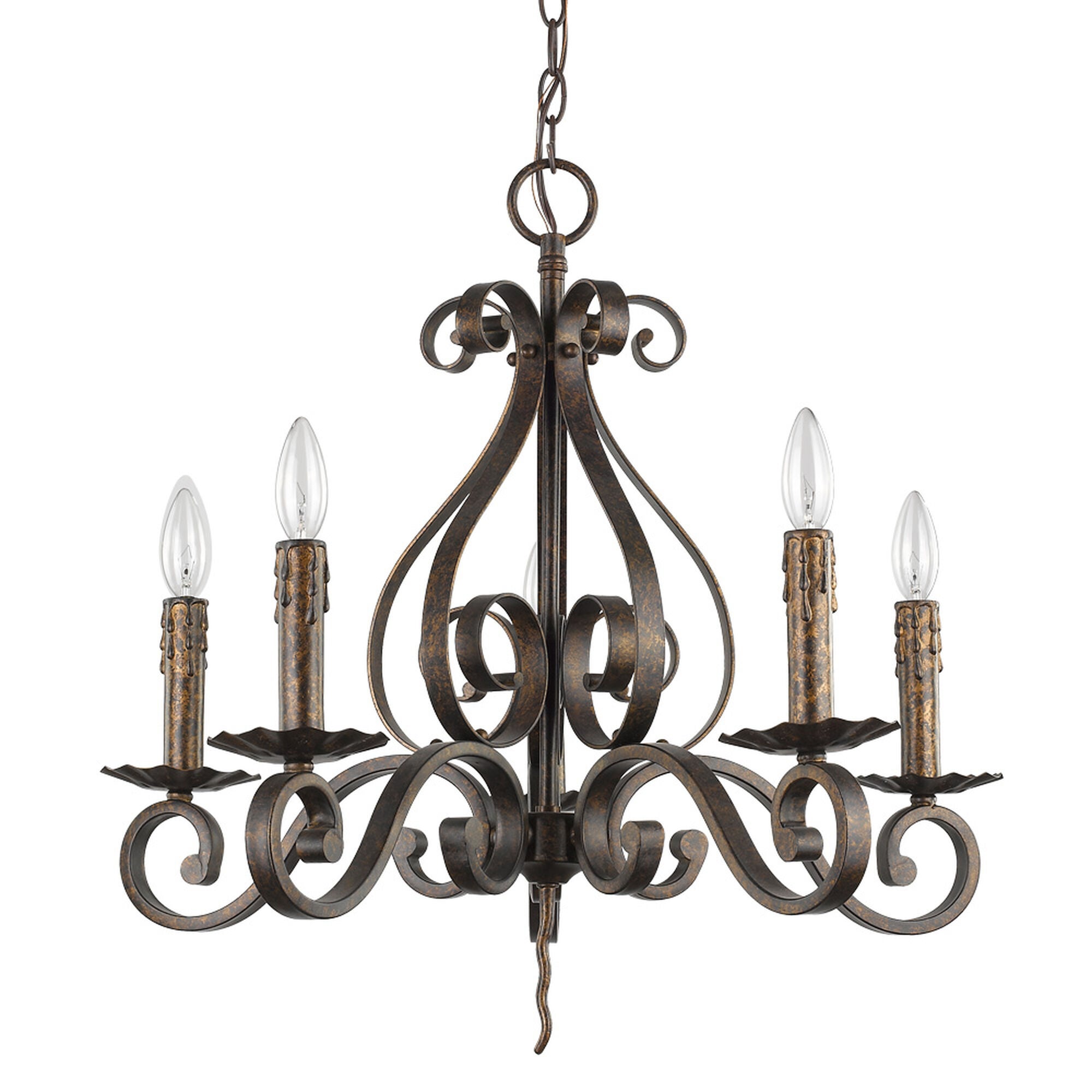 Shown in Russet finish and -- glass and -- shade