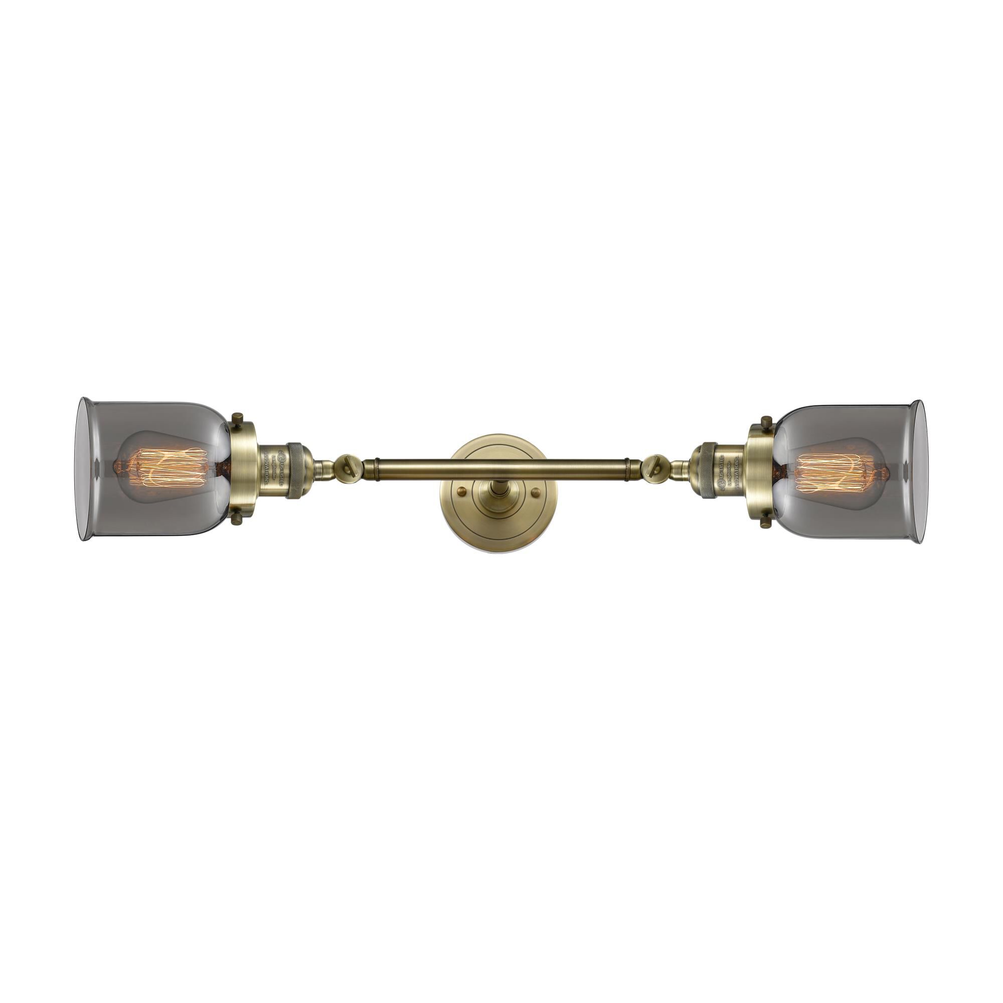 Bruno Marashlian Small Bell 16 Inch 2 Light Bath Vanity Light by Innovations Lighting