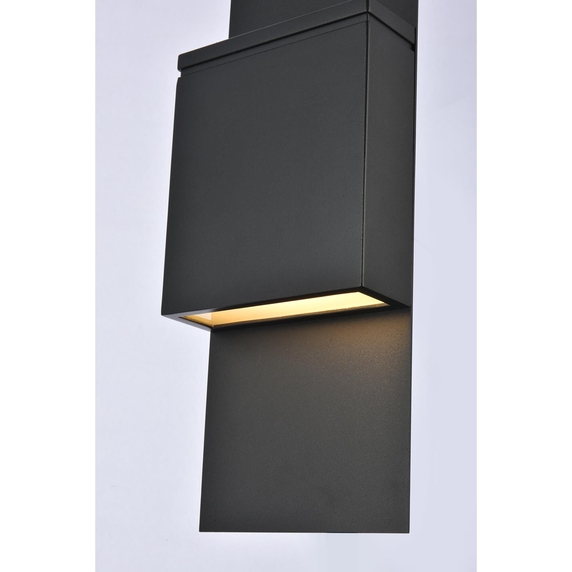 Elegant Lighting Raine 17 Inch Tall LED Outdoor Wall Light