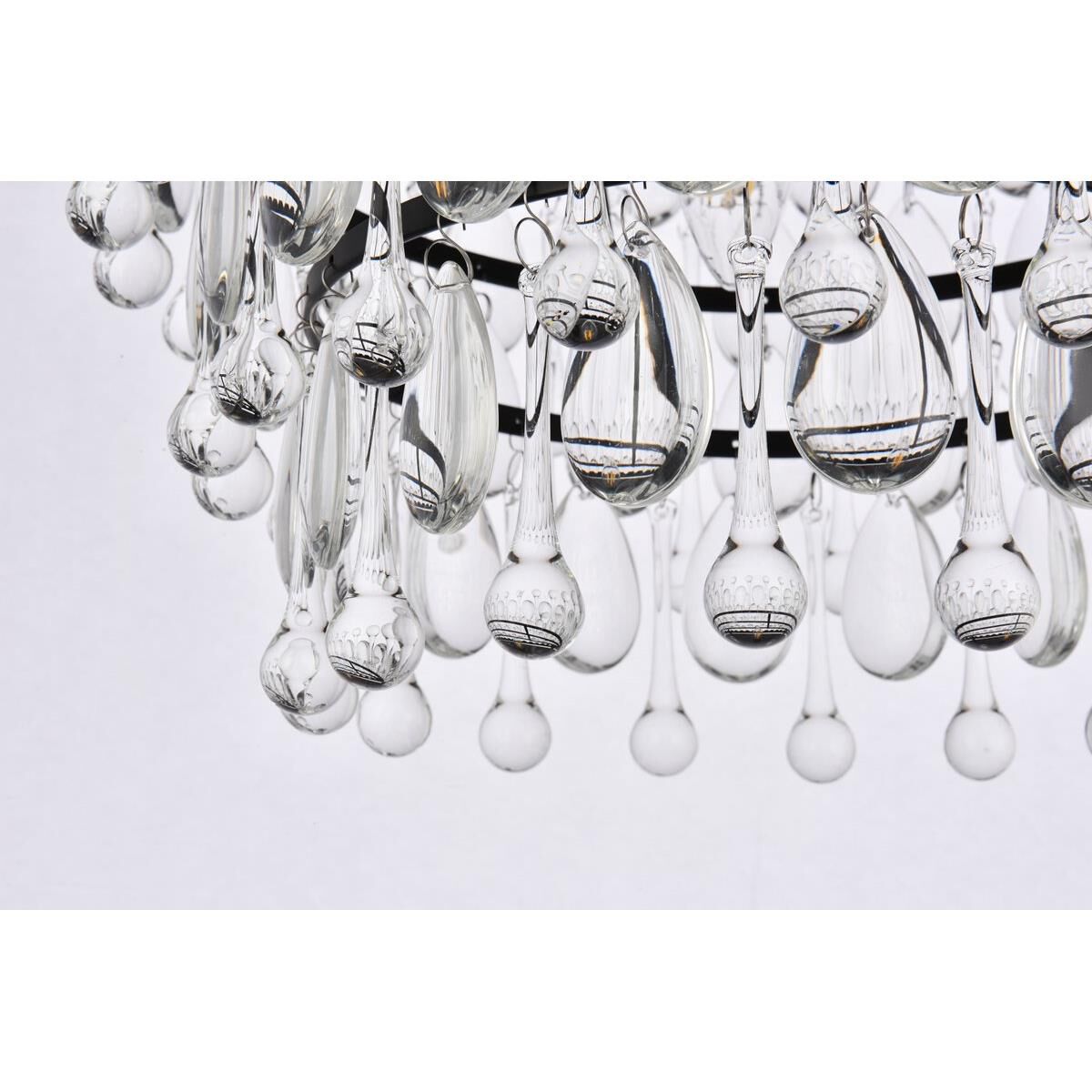 Nordic 15 Inch 3 Light Flush Mount by Elegant Lighting