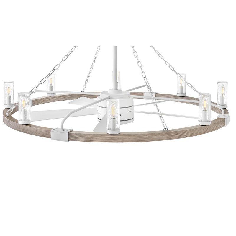 Sawyer 44 Inch Chandelier Ceiling Fan with Light Kit by Hinkley