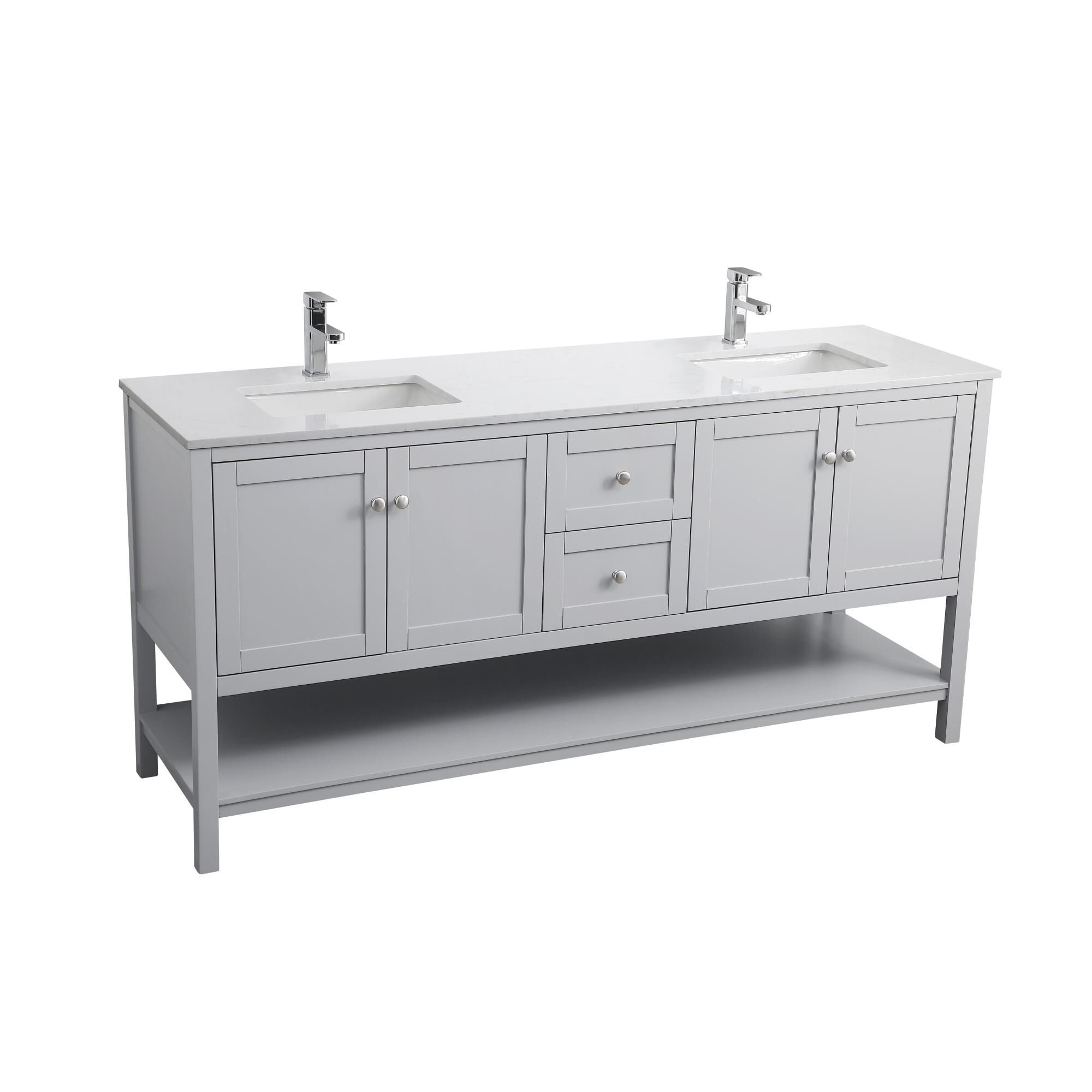 Heath 72 Inch Bath Vanity by Elegant Decor