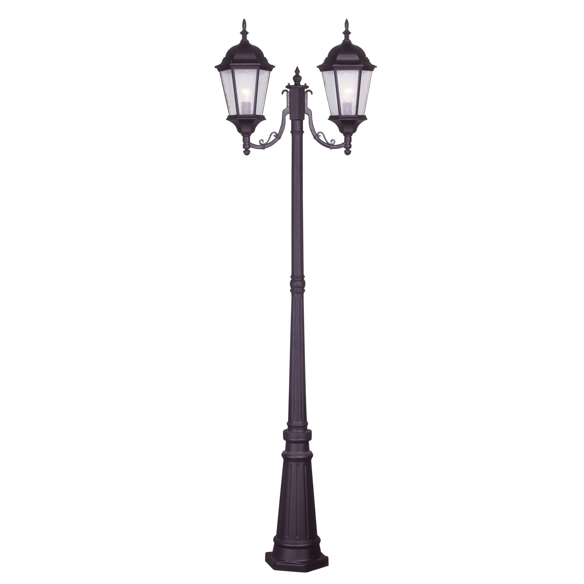 Hamilton 86 Inch Tall 2 Light Outdoor Post Lamp by Livex Lighting - Clearance