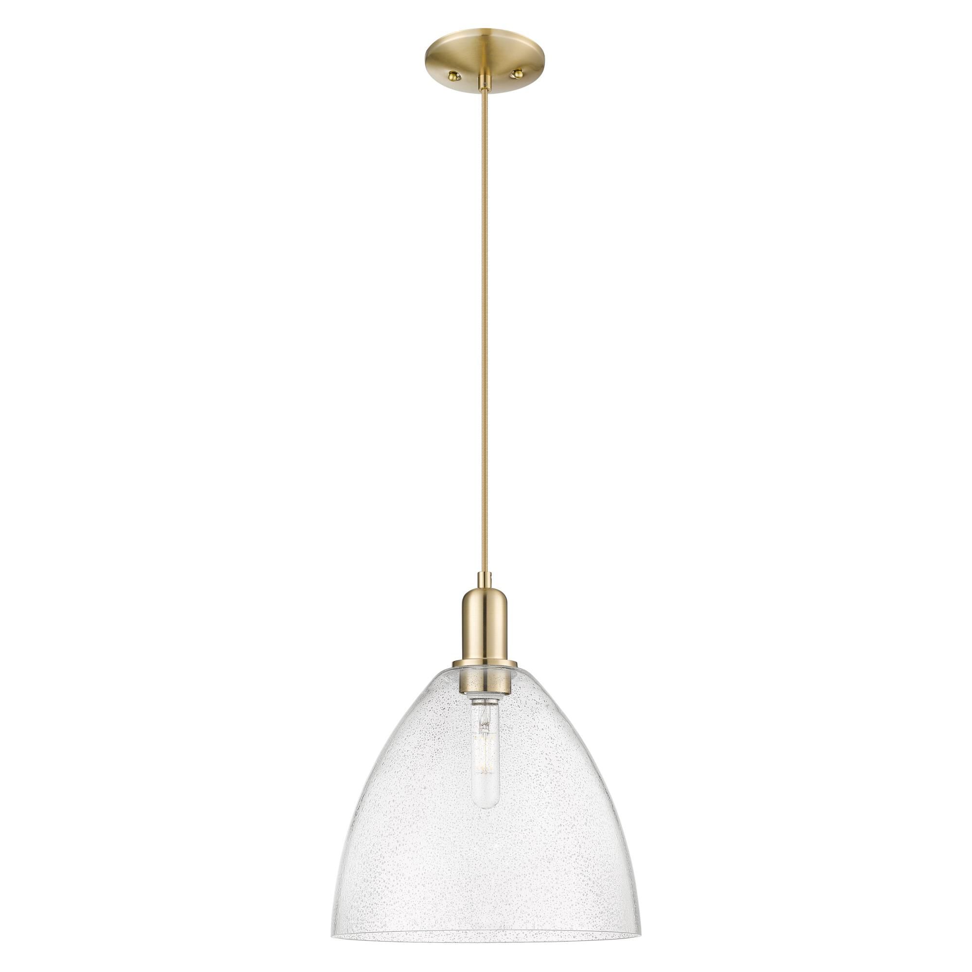 Shown in Champagne Bronze finish and Seedy glass