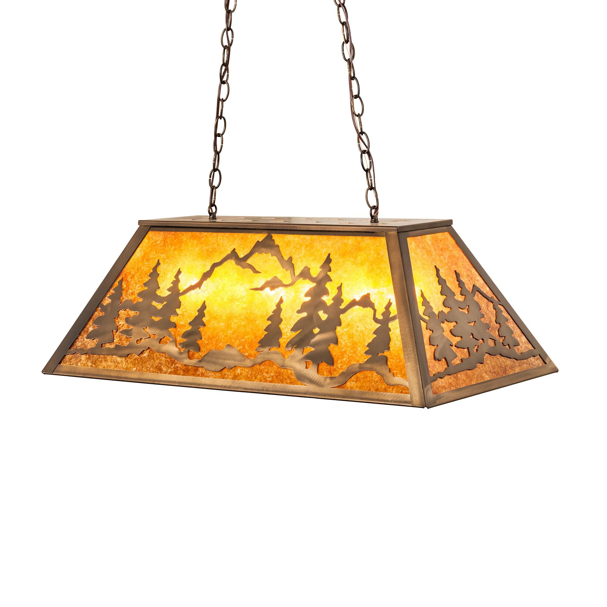 Mountain Range 33 Inch Large Pendant by Meyda Lighting