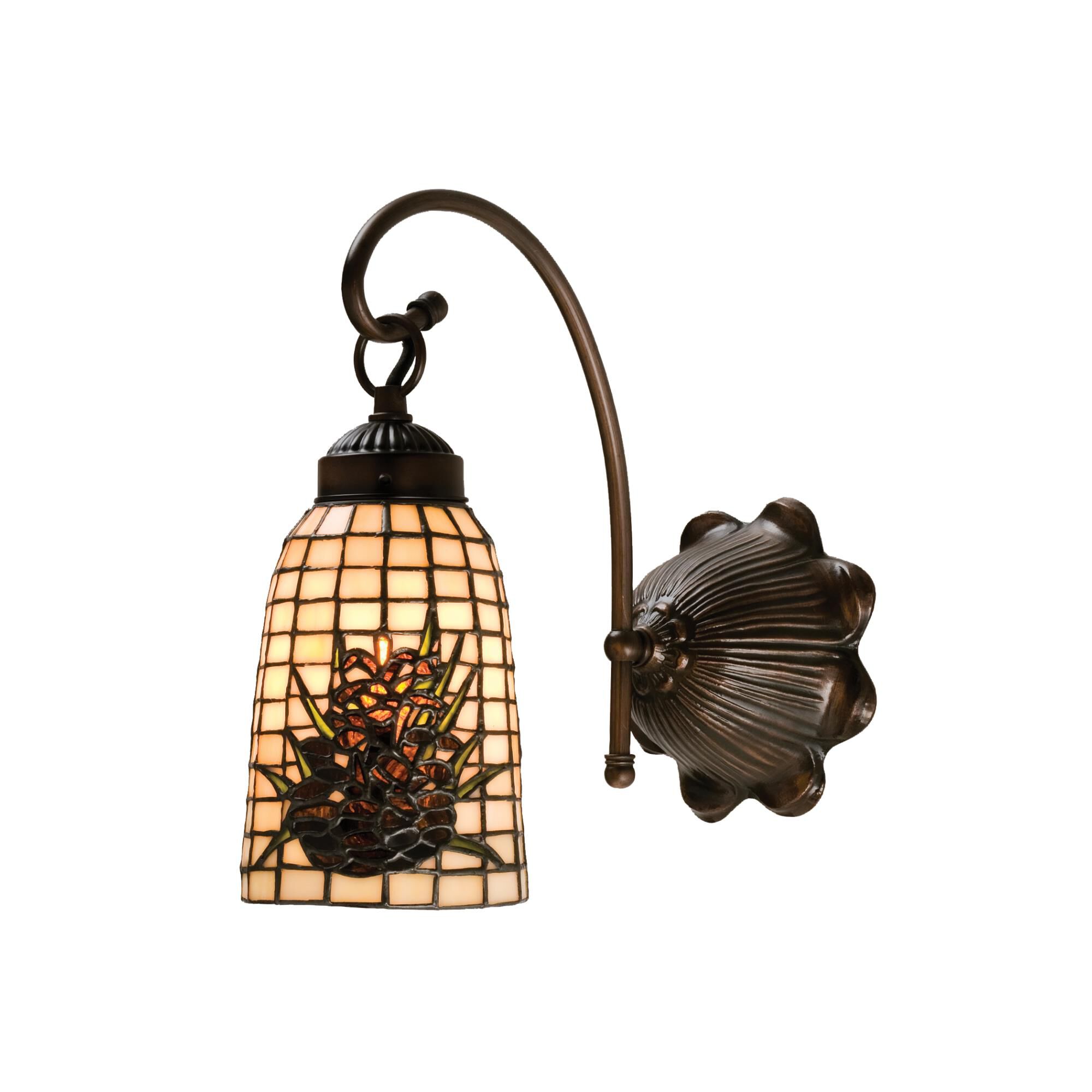 Pine Barons 11 Inch Wall Sconce by Meyda Lighting