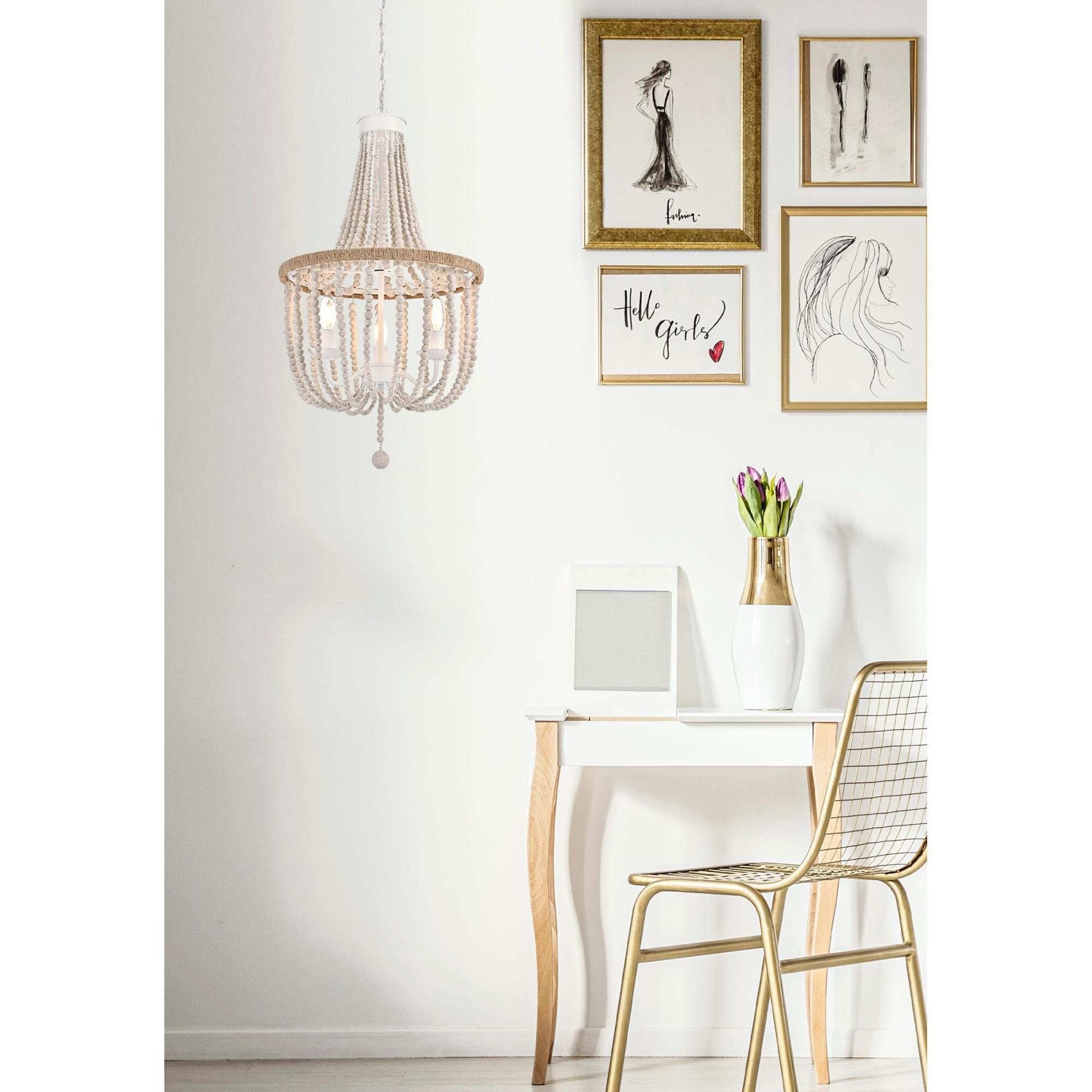 Jolie 16 Inch Large Pendant by Elegant Lighting