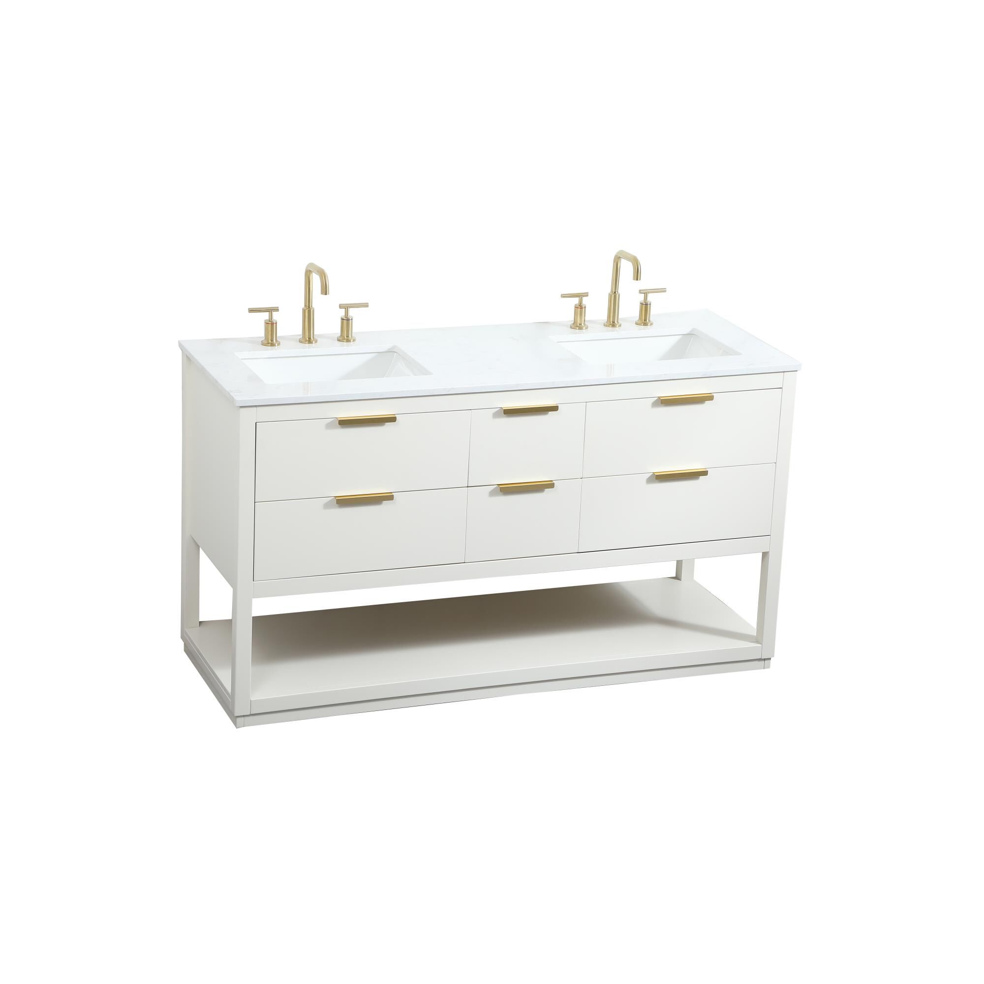 Larkin 60 Inch Bath Vanity by Elegant Decor