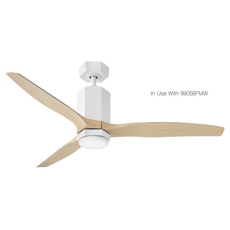 Facet 52 Inch Flush Mount Fan with Light Kit by Hinkley