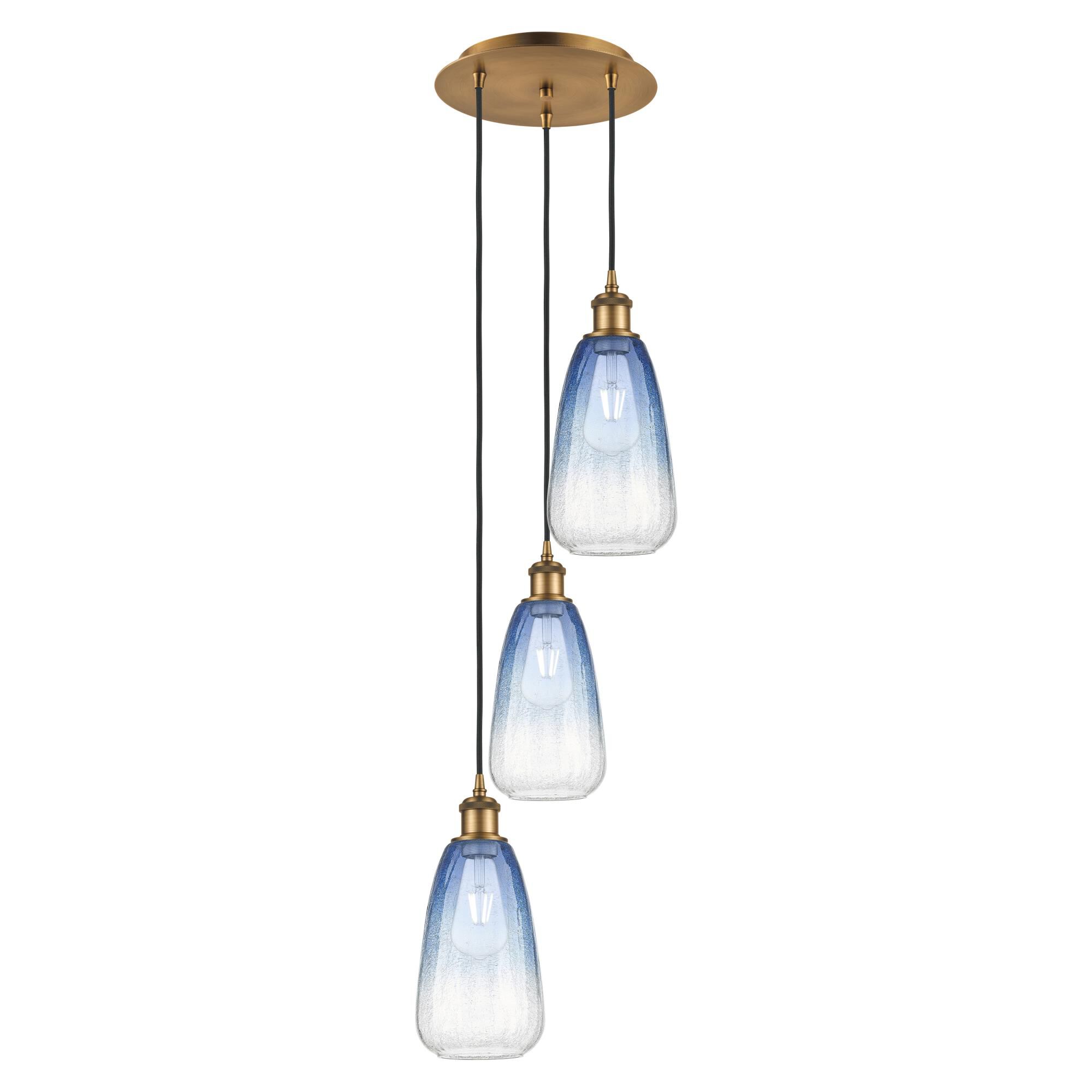 Bruno Marashlian Brookhaven Almond 13 Inch Multi Light Pendant by Innovations Lighting