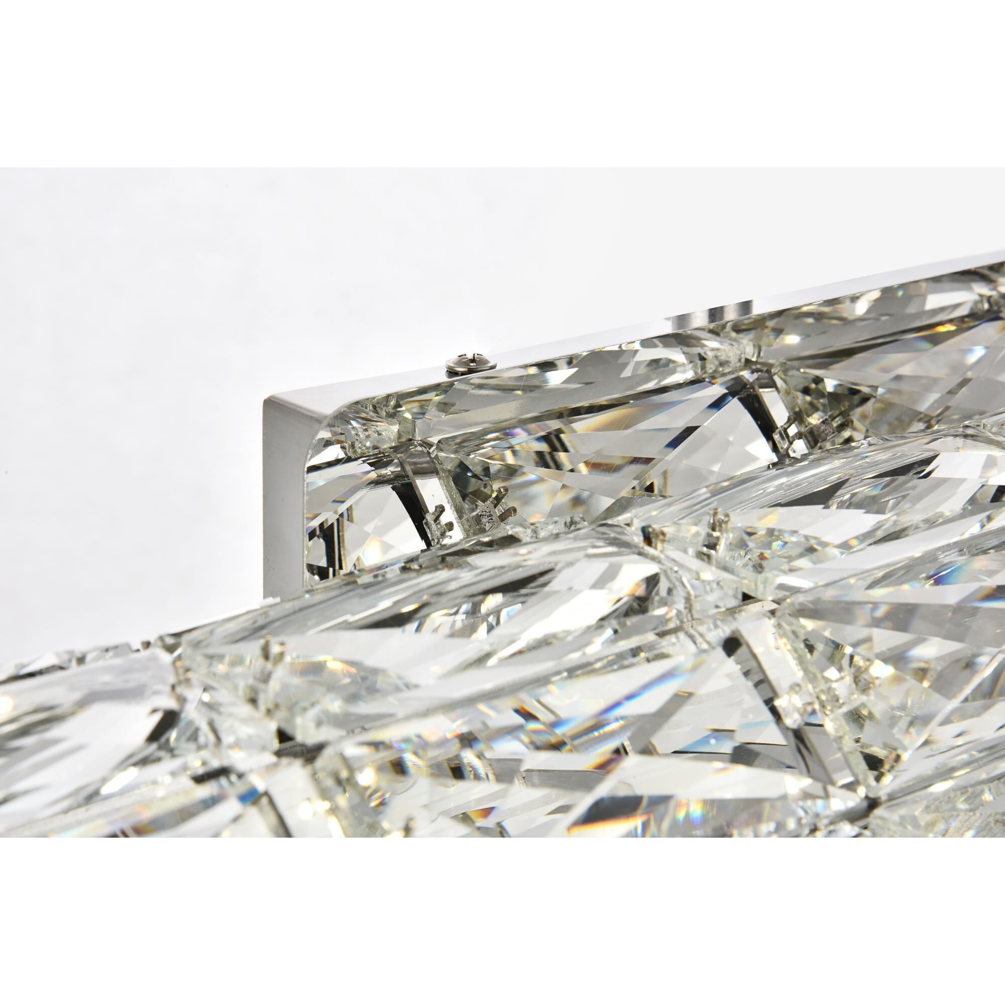 Shown in Chrome finish and Clear Royal Cut crystal