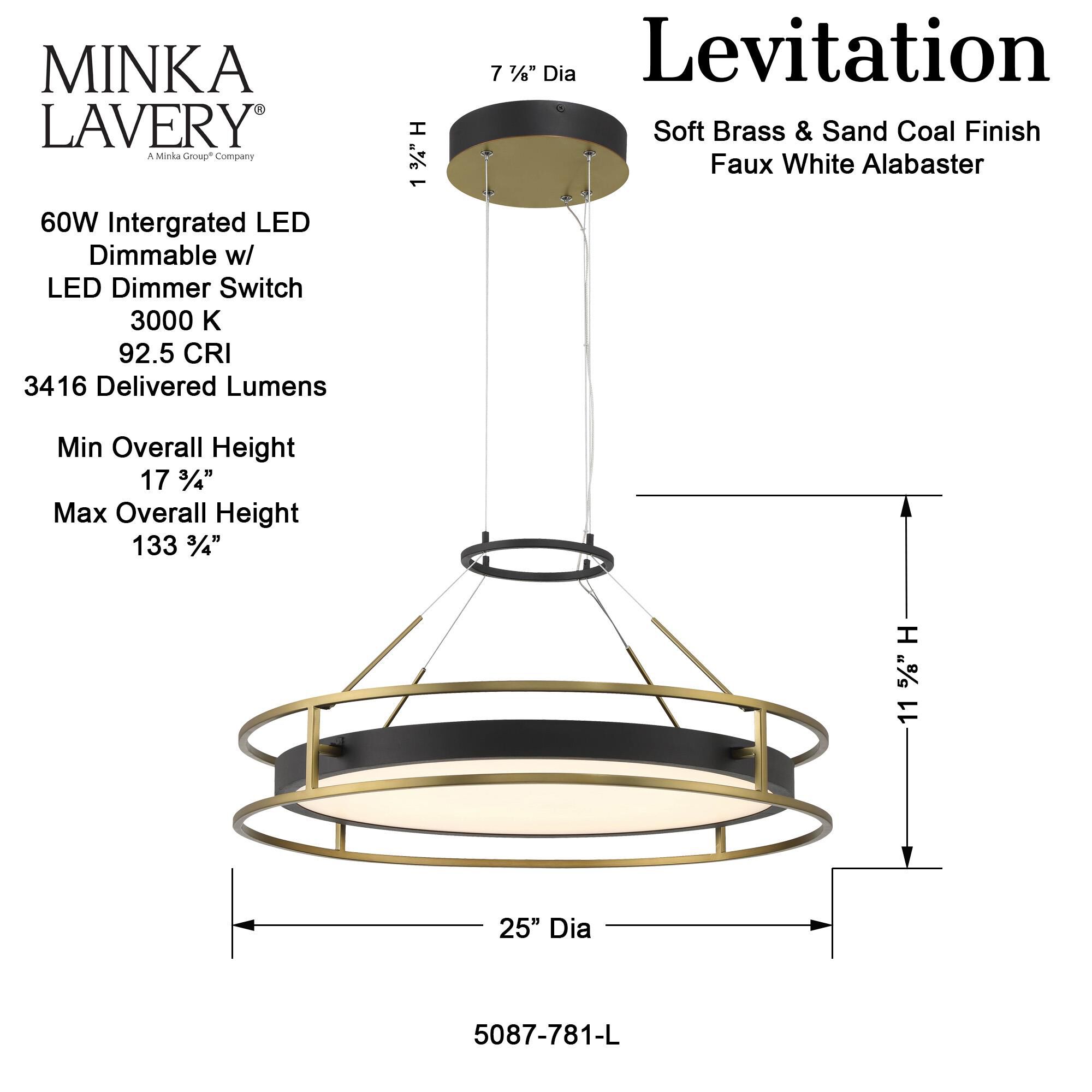 Shown in Soft Brass And Sand Coal finish and White glass and Faux Alabaster shade