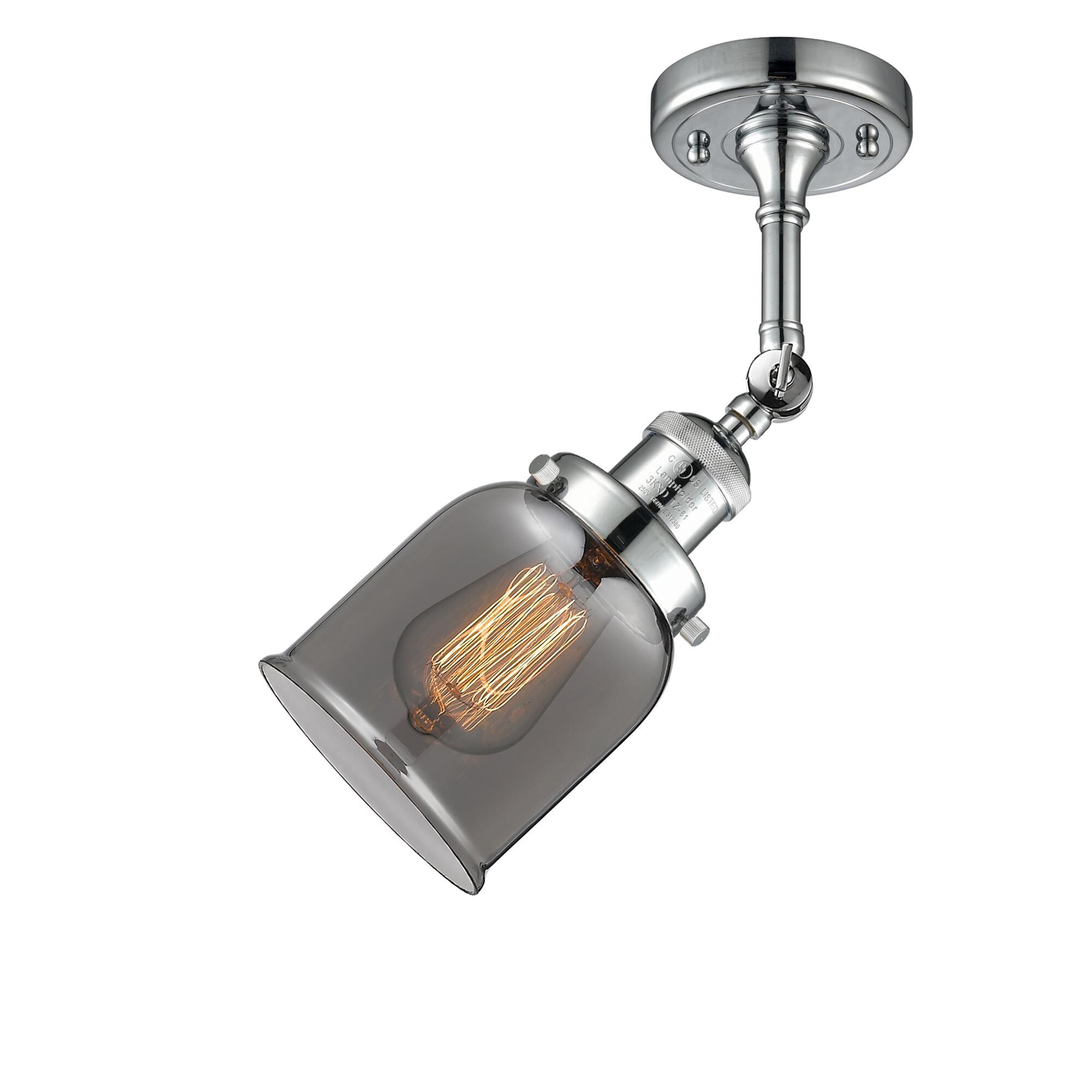Bruno Marashlian Small Bell 5 Inch 1 Light Semi Flush Mount by Innovations Lighting