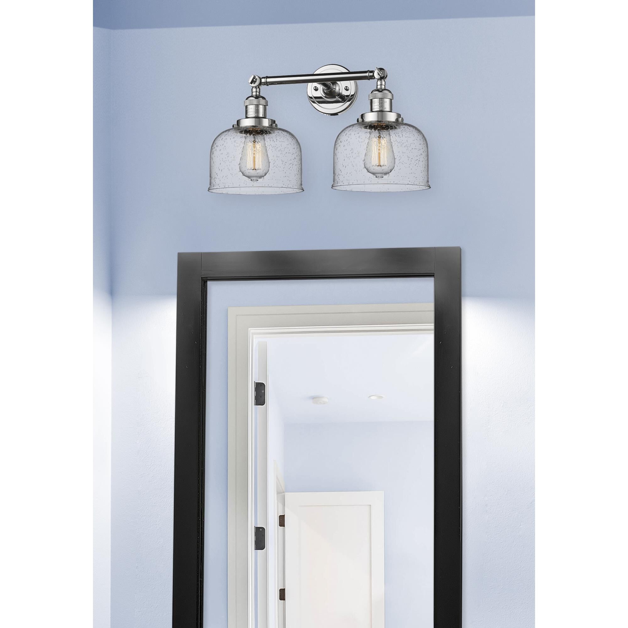 Bruno Marashlian Large Bell 19 Inch 2 Light Bath Vanity Light by Innovations Lighting