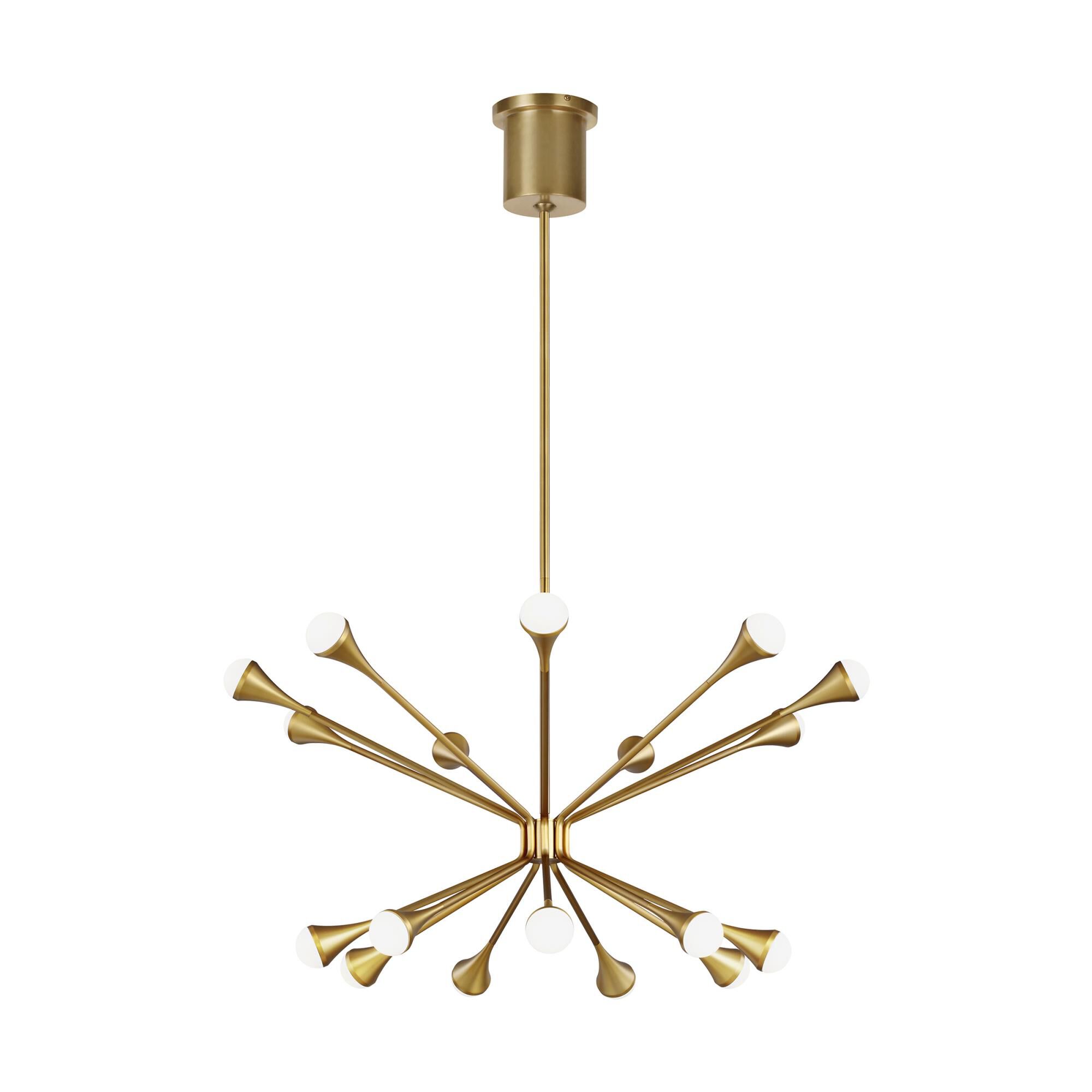 Shown in Aged Brass finish and Acrylic shade and 120 Volt accent
