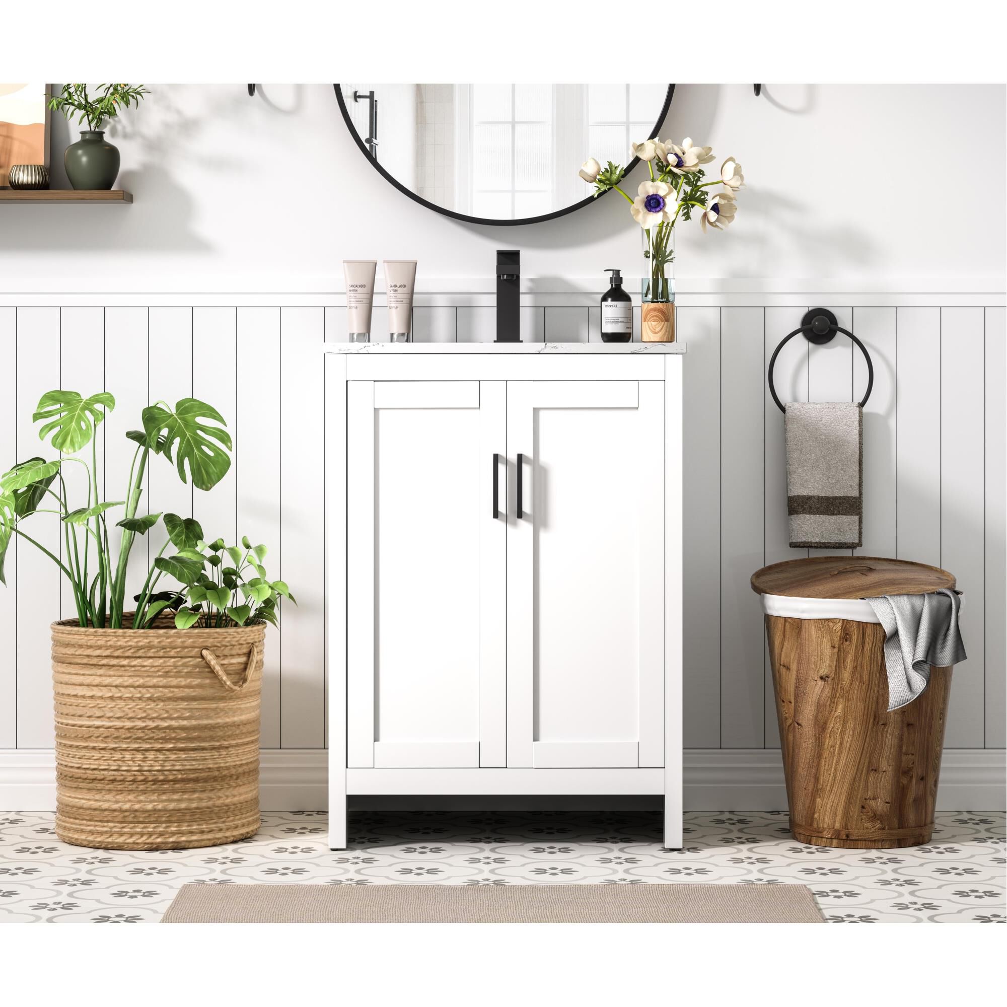 Finnley 24 Inch Bath Vanity by Elegant Dcor