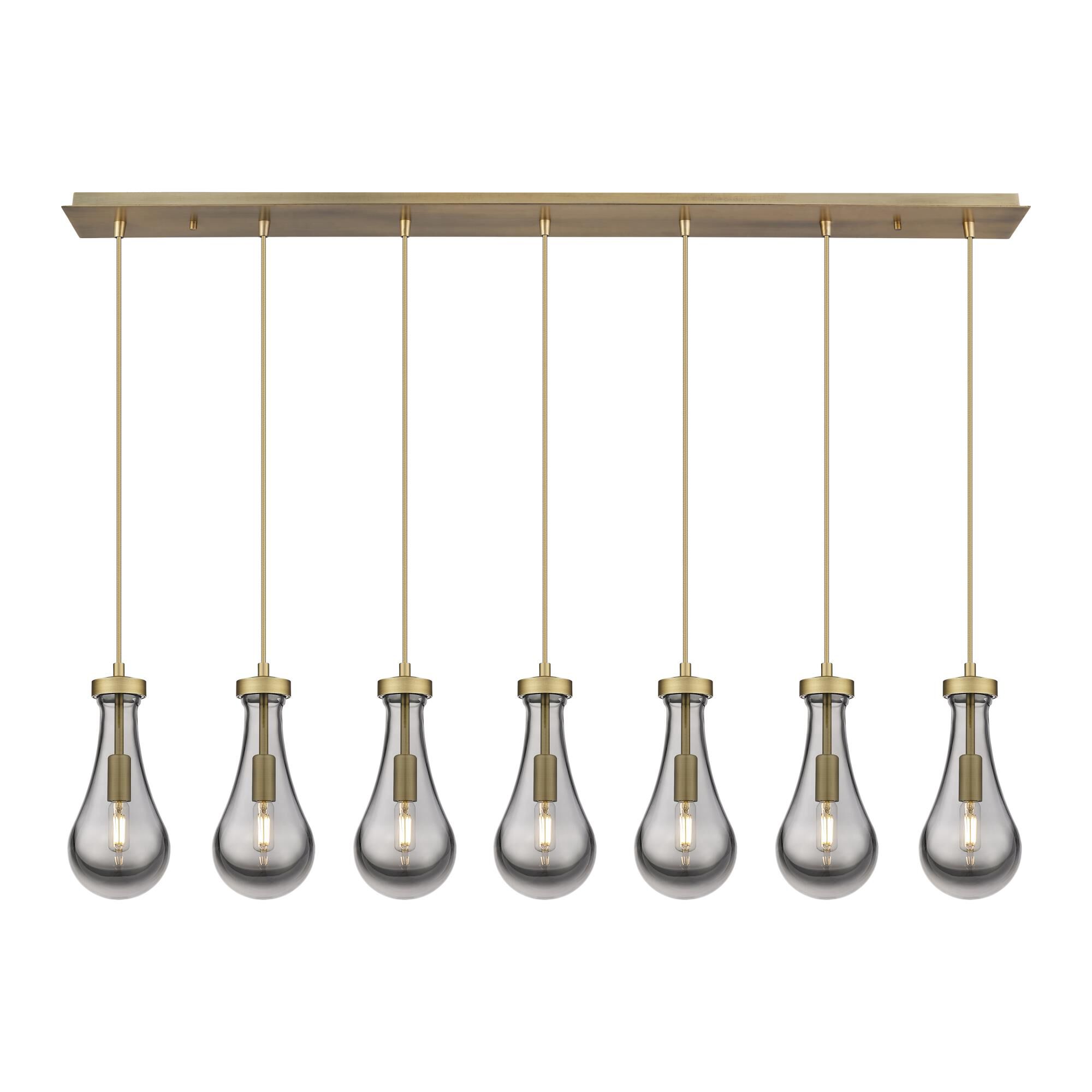 Bruno Marashlian Owego 48 Inch 7 Light Linear Suspension Light by Innovations Lighting