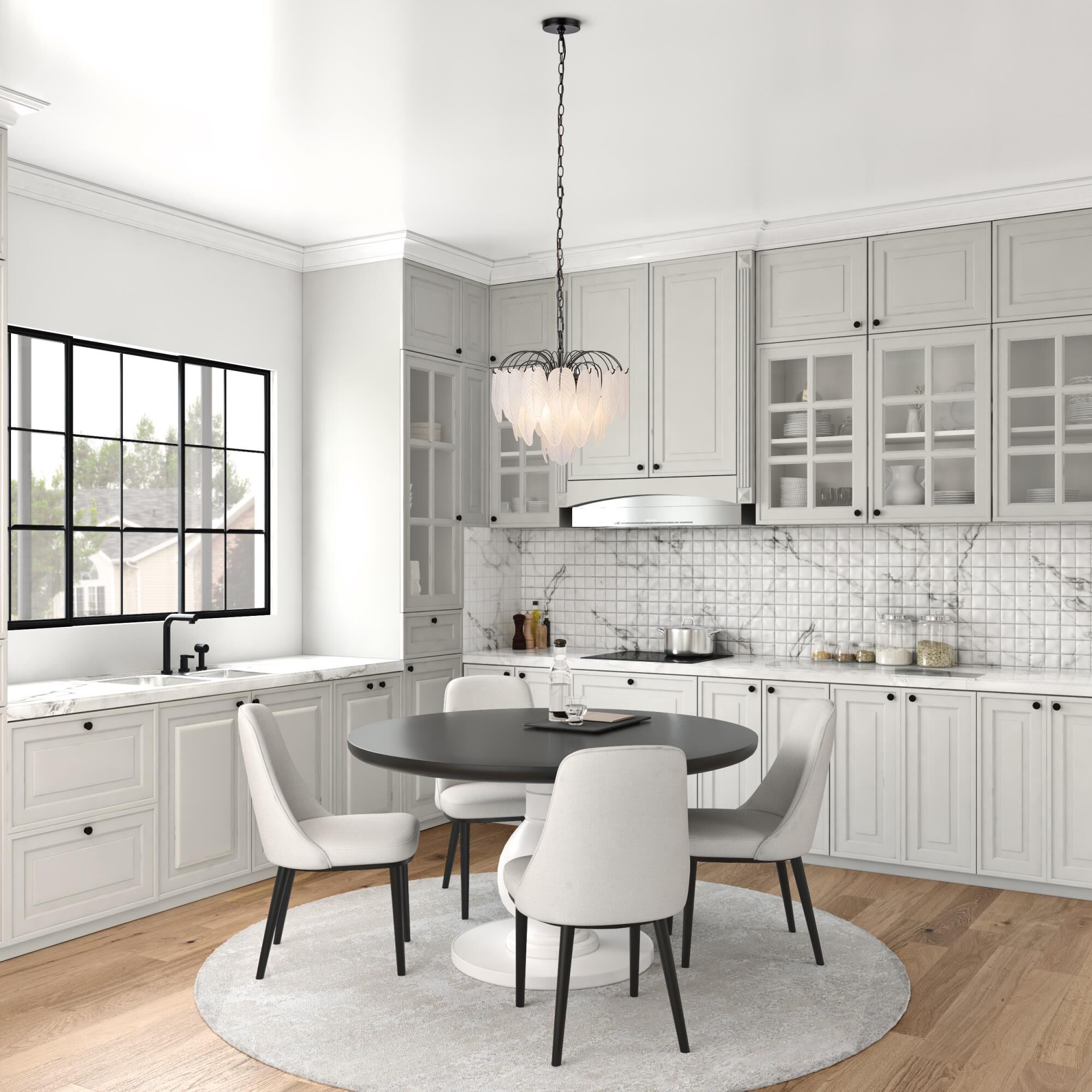 Shown in Black finish